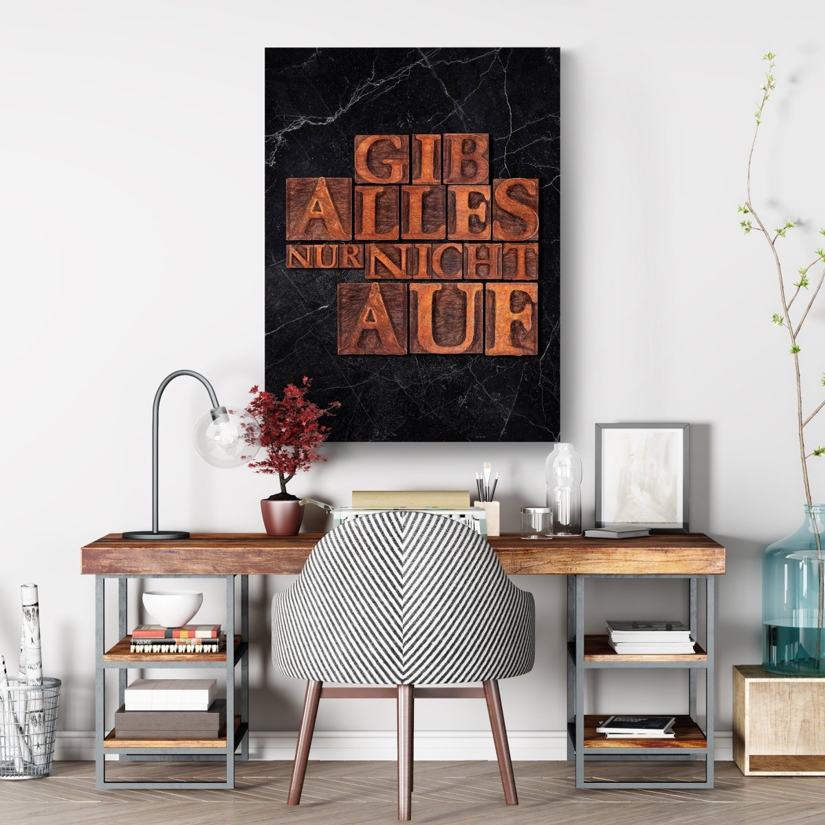 Leinwandbild Motivation, Hochformat, Gib alles nur nicht auf M0003 kaufen - Bild 3 Leinwandbild Motivation, Hochformat, Gib alles nur nicht auf M0003 kaufen - Bild 3