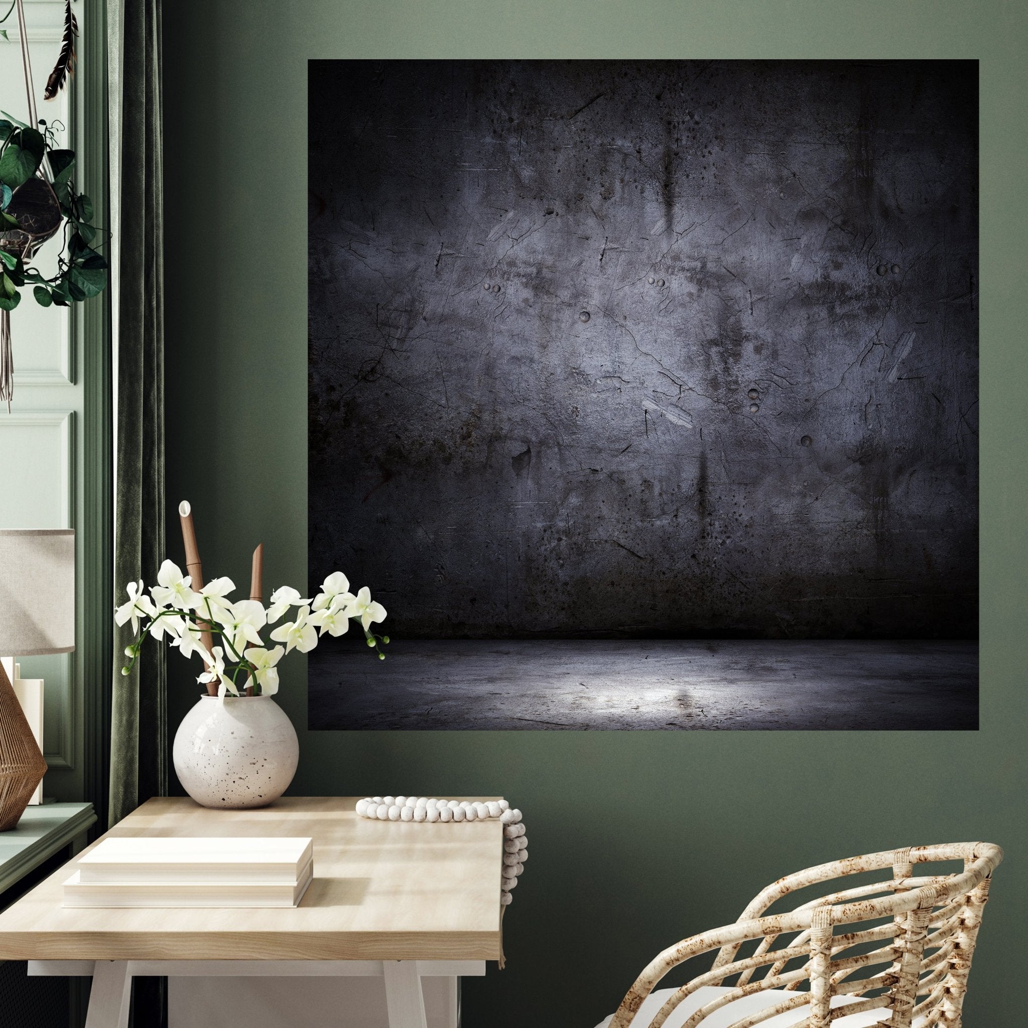 Quadratische Fototapete dunkle Steinwand M0003 - Bild 3 Quadratische Fototapete dunkle Steinwand M0003 - Bild 3