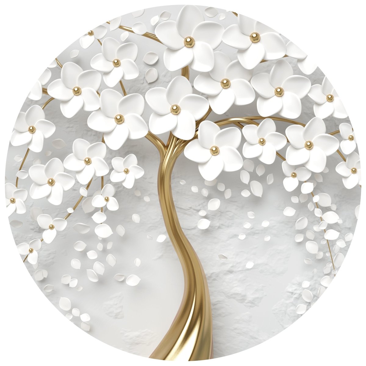 Runde Fototapete Baum mit Blüten M0007 - Bild 11 Runde Fototapete Baum mit Blüten M0007 - Bild 11