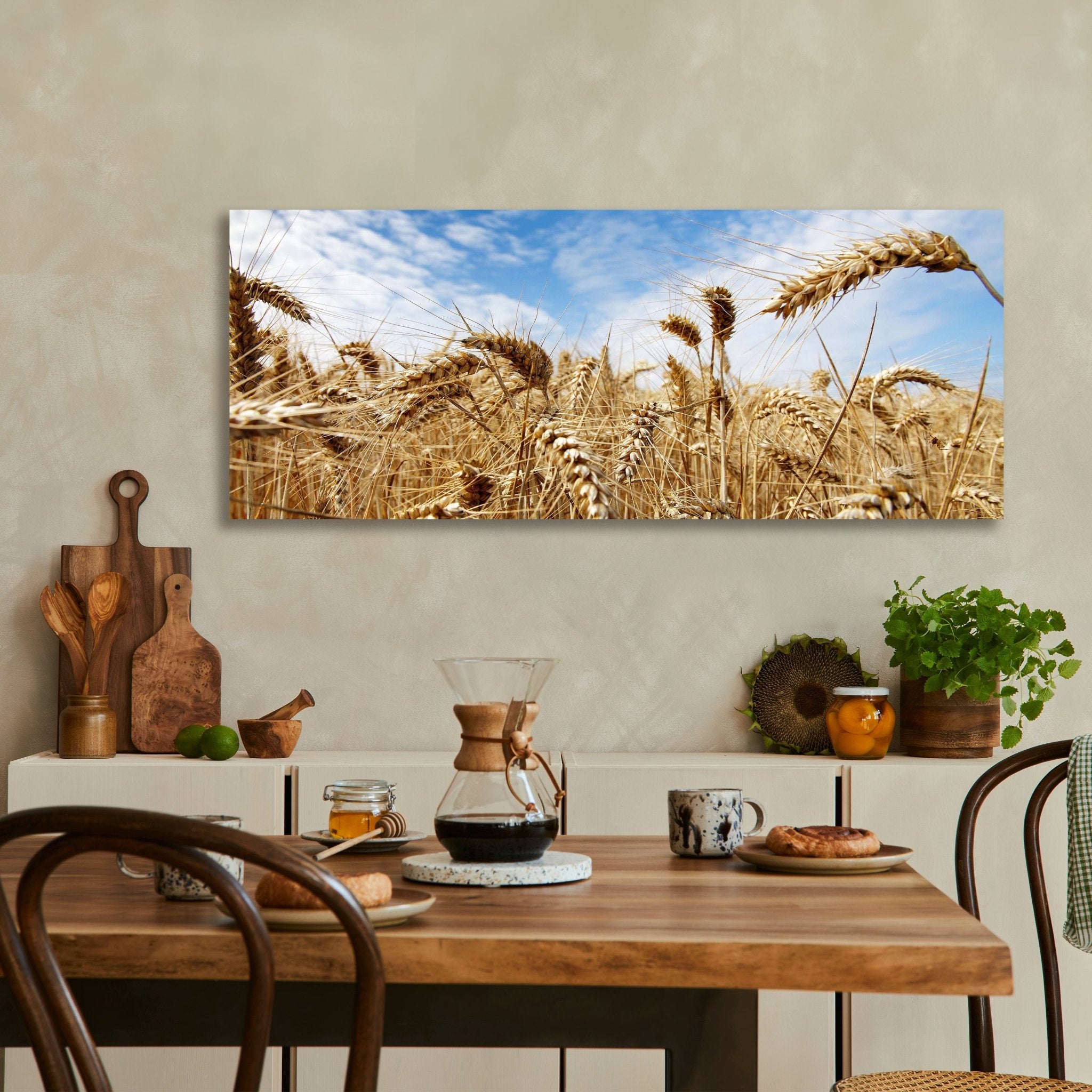 Leinwandbild Kornfeld M0009 kaufen - Bild 3 Leinwandbild Kornfeld M0009 kaufen - Bild 3