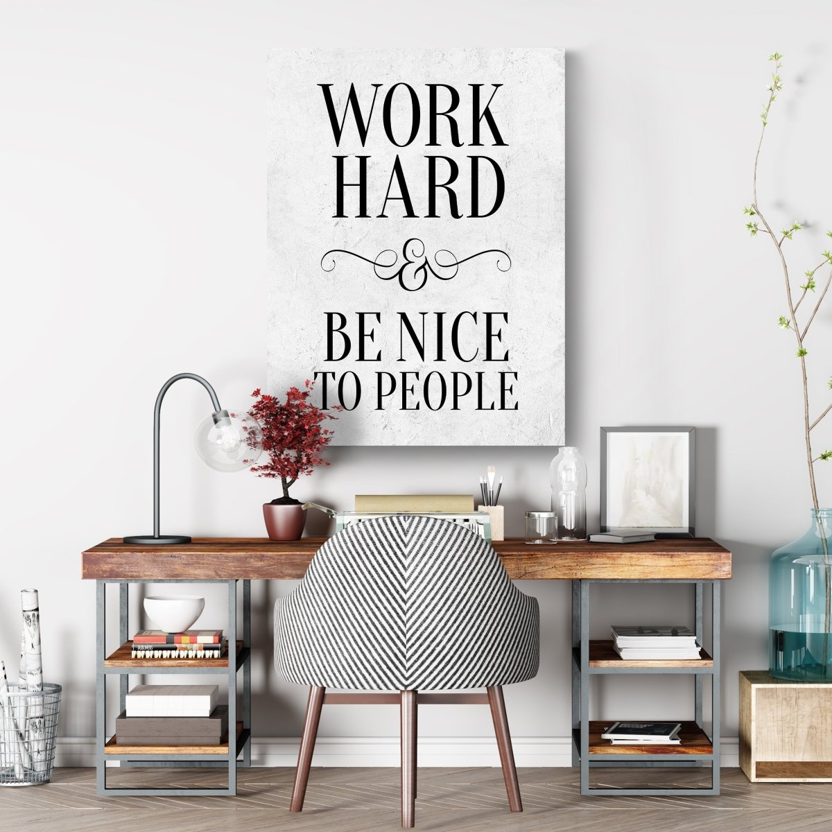 Leinwandbild Motivation, Hochformat, Be nice to People M0009 kaufen - Bild 3 Leinwandbild Motivation, Hochformat, Be nice to People M0009 kaufen - Bild 3