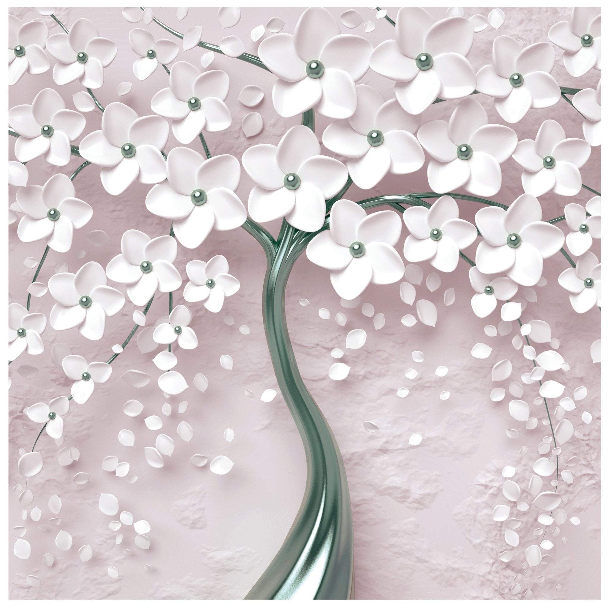 Quadratische Fototapete Baum mit Blüten M0018 - Bild 11 Quadratische Fototapete Baum mit Blüten M0018 - Bild 11