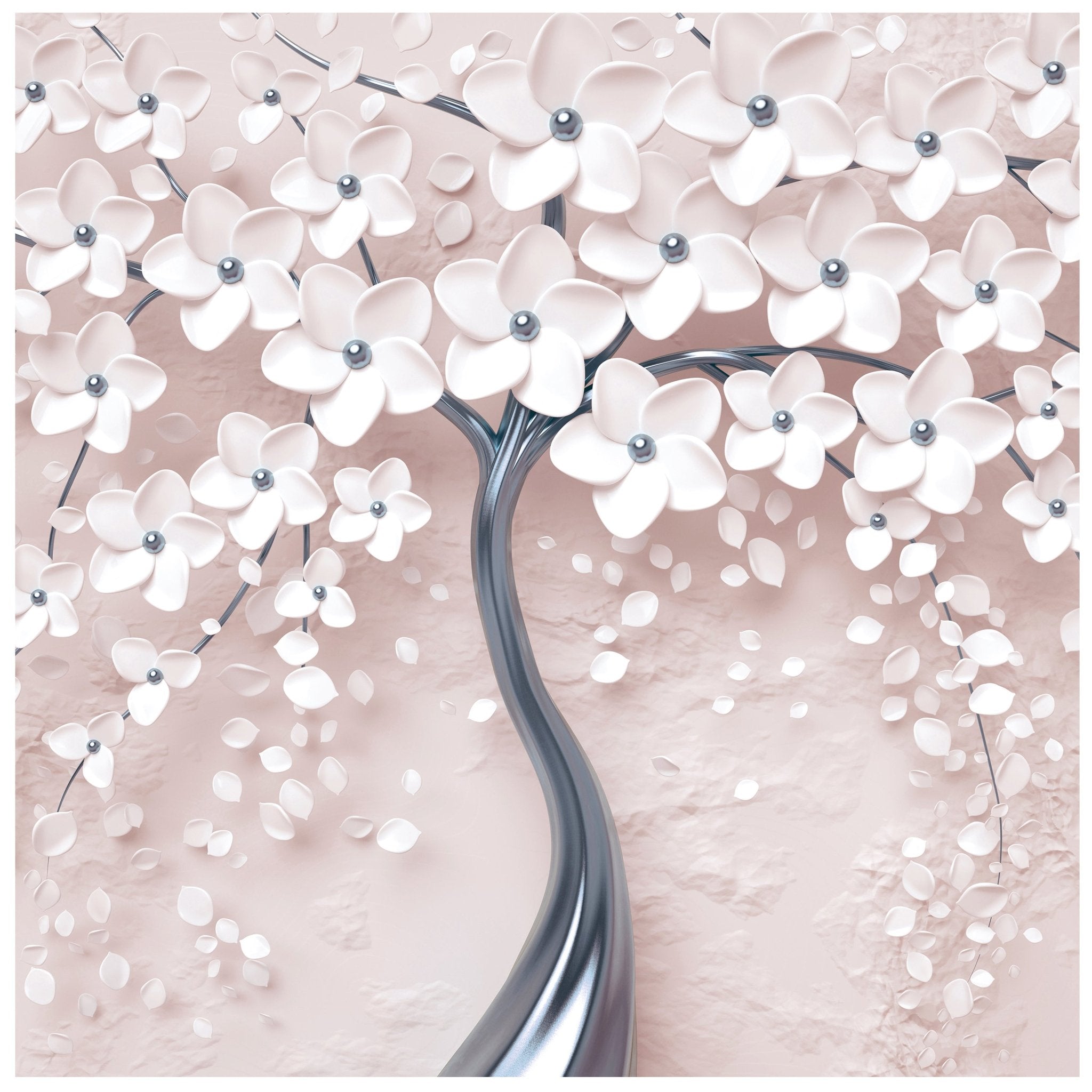 Quadratische Fototapete Baum mit Blüten M0019 - Bild 11 Quadratische Fototapete Baum mit Blüten M0019 - Bild 11