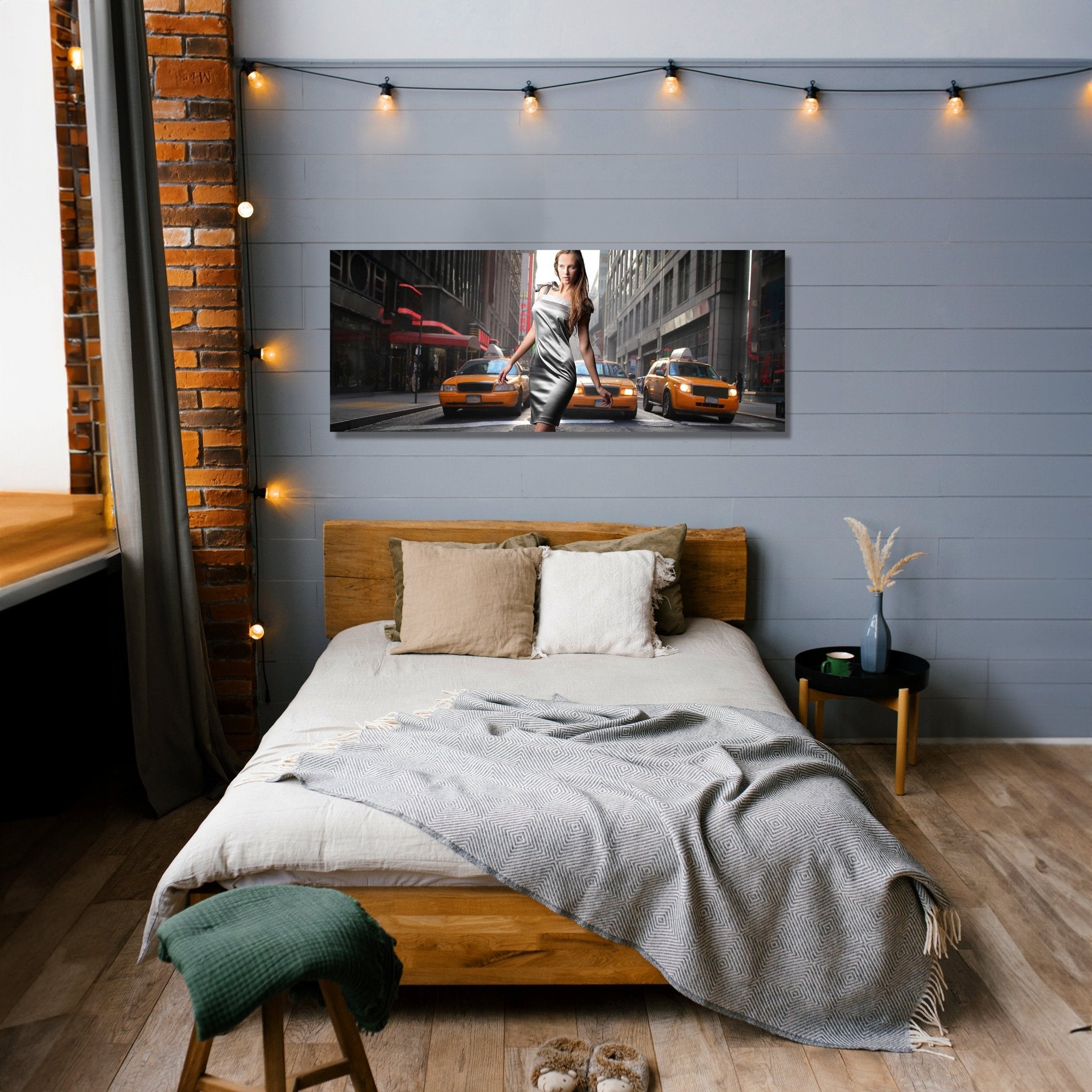 Leinwandbild Frau auf Zebrastreifen M0023 kaufen - Bild 2 Leinwandbild Frau auf Zebrastreifen M0023 kaufen - Bild 2