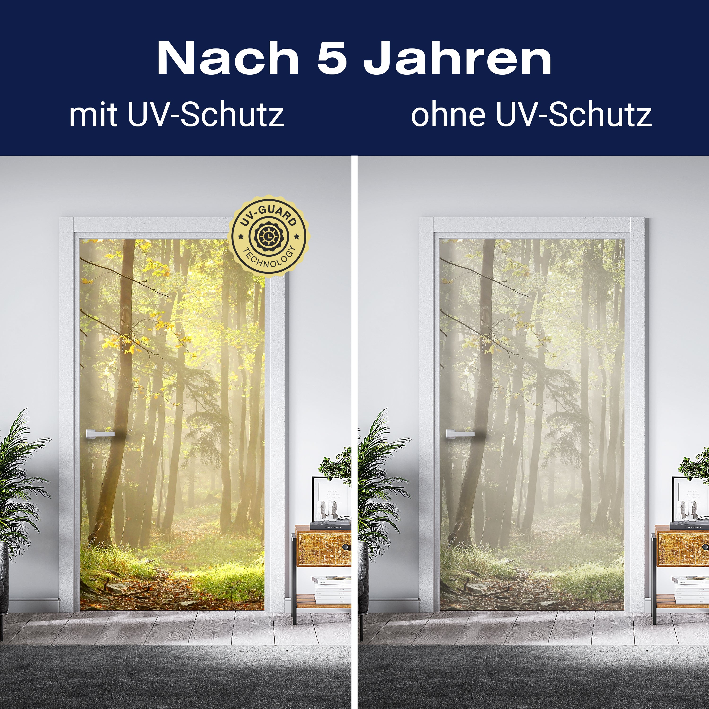 Türtapete Waldweg M0024 - Bild 4 Türtapete Waldweg M0024 - Bild 4