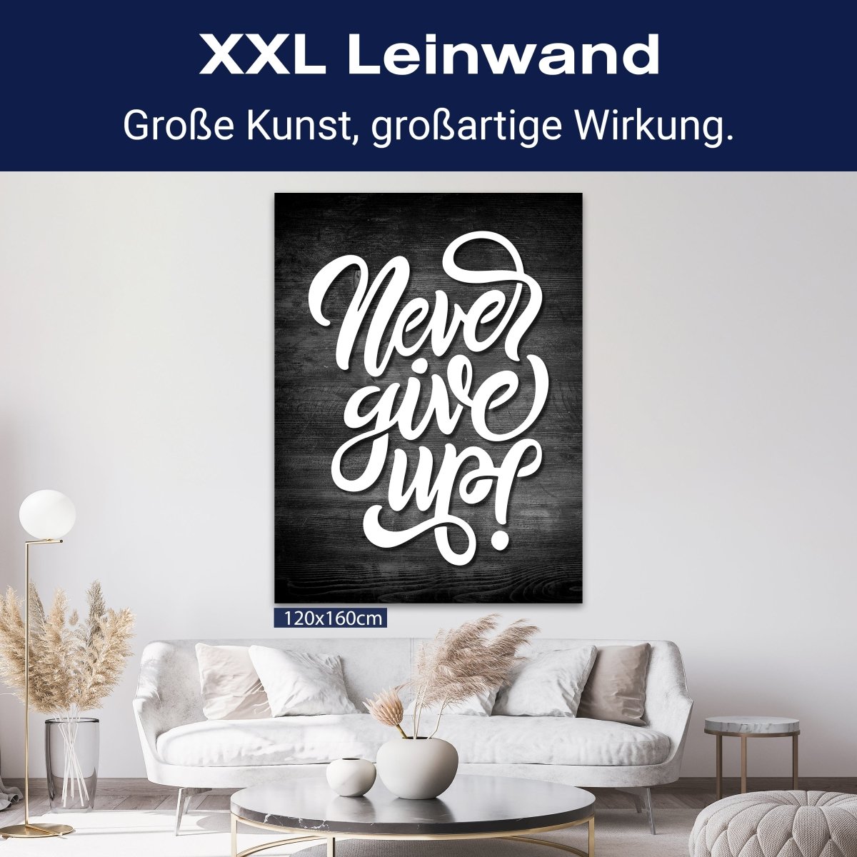 Leinwandbild Motivation, Hochformat, Give up Holz M0025 kaufen - Bild 9 Leinwandbild Motivation, Hochformat, Give up Holz M0025 kaufen - Bild 9
