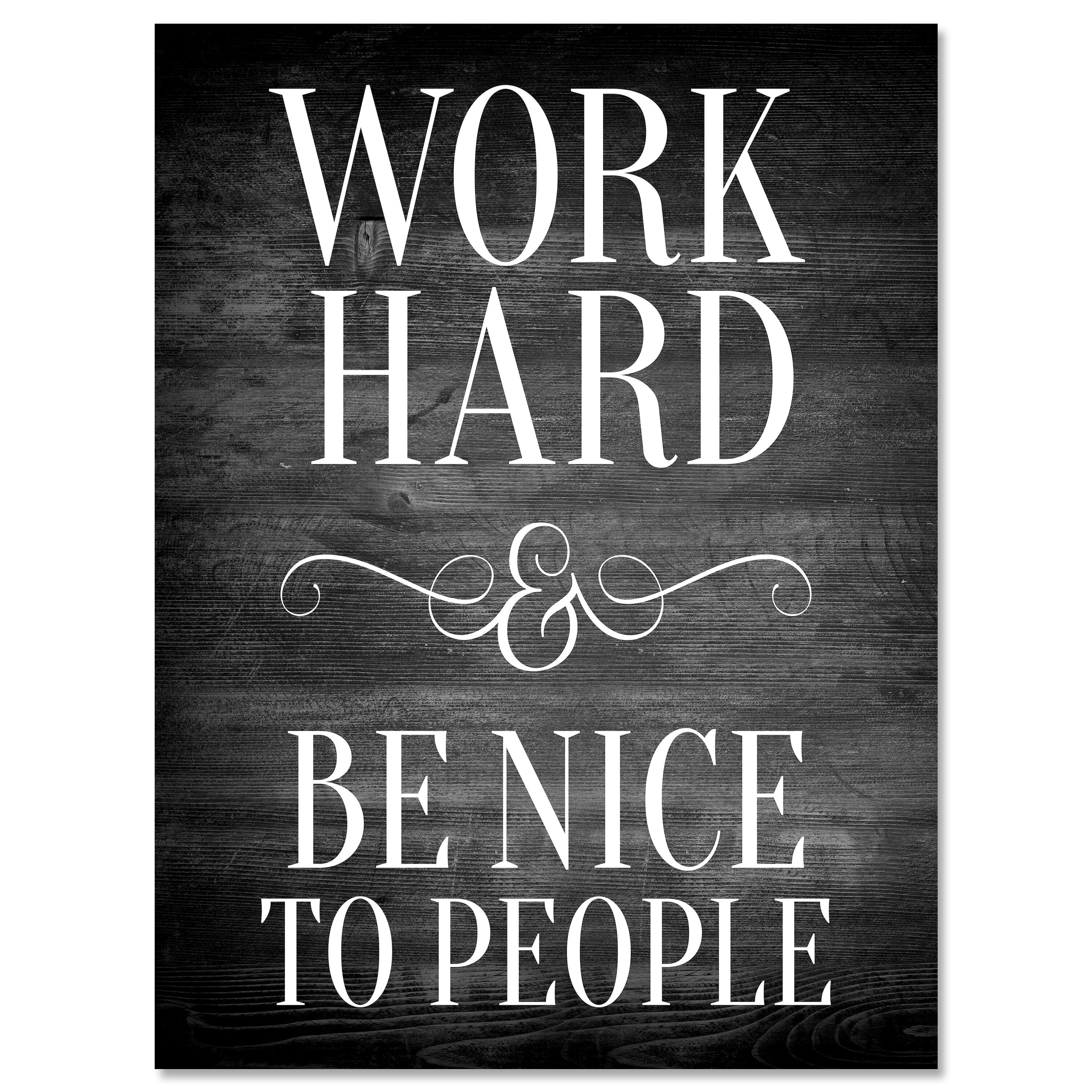 Leinwandbild Motivation, Hochformat, Work Hard Holz M0026 kaufen - Bild 1 Leinwandbild Motivation, Hochformat, Work Hard Holz M0026 kaufen - Bild 1
