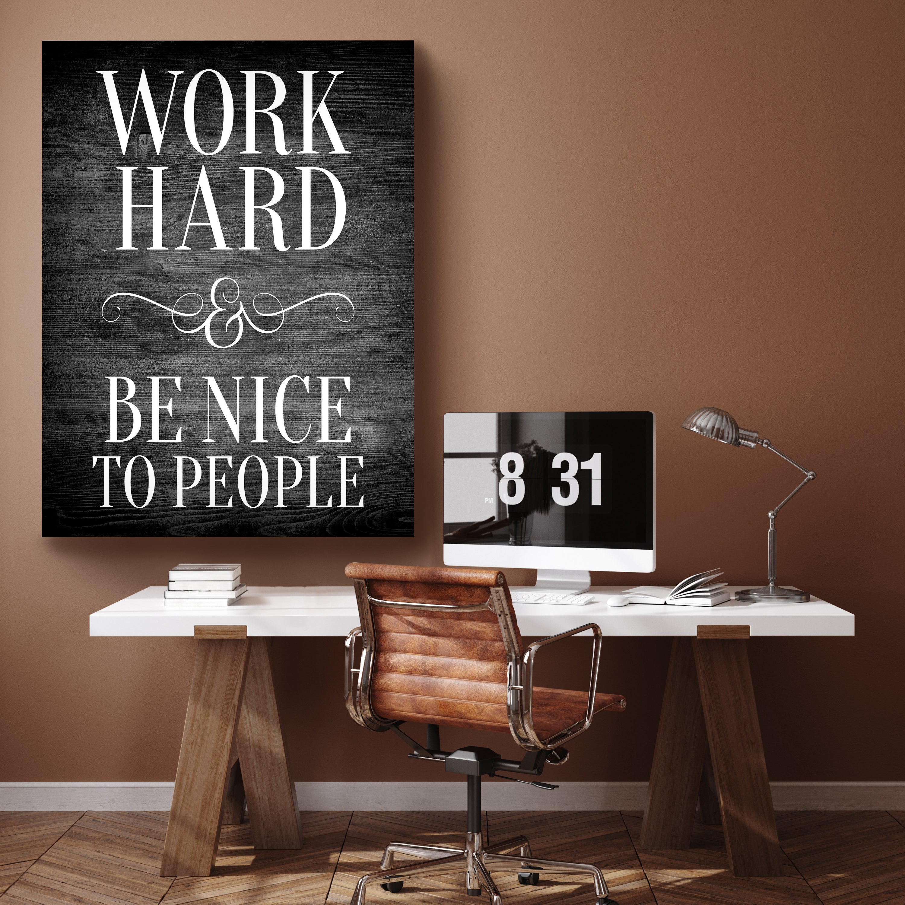 Leinwandbild Motivation, Hochformat, Work Hard Holz M0026 kaufen - Bild 2 Leinwandbild Motivation, Hochformat, Work Hard Holz M0026 kaufen - Bild 2