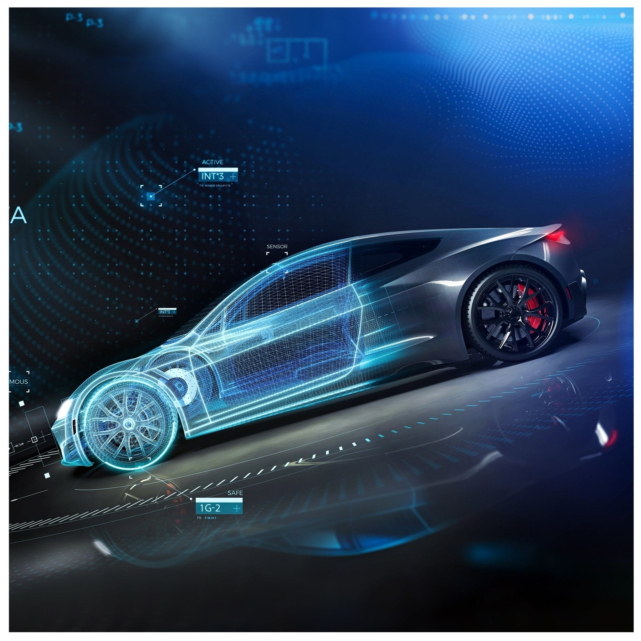 Quadratische Fototapete Sportwagen M0026 - Bild 11 Quadratische Fototapete Sportwagen M0026 - Bild 11