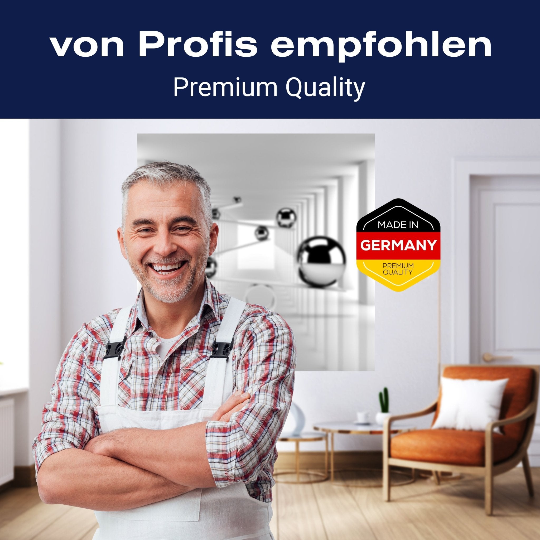 Quadratische Fototapete glänzende Kugeln M0027 - Bild 5 Quadratische Fototapete glänzende Kugeln M0027 - Bild 5