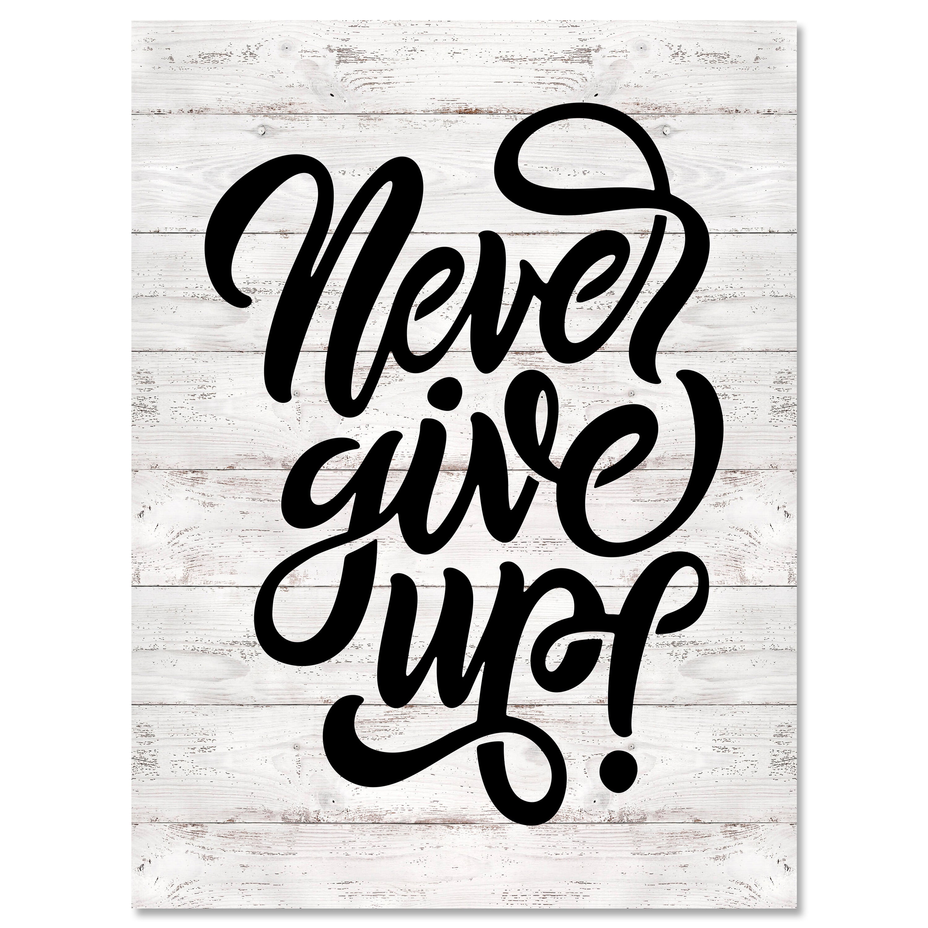 Leinwandbild Motivation, Hochformat, Never give up Holz M0029 kaufen - Bild 1 Leinwandbild Motivation, Hochformat, Never give up Holz M0029 kaufen - Bild 1