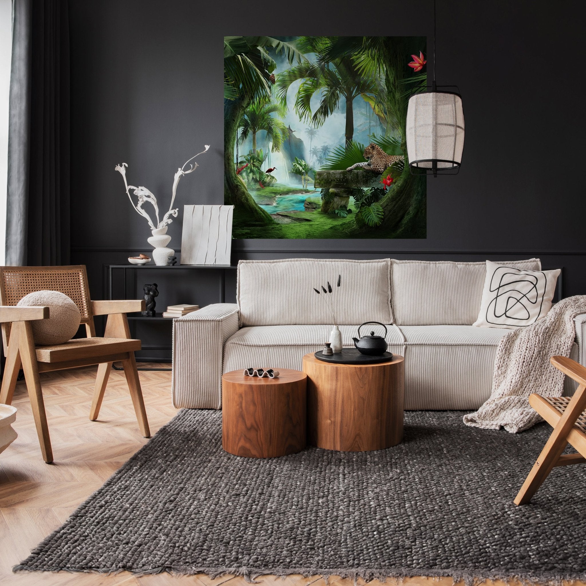 Quadratische Fototapete Jaguar im Dschungel M0030 - Bild 2 Quadratische Fototapete Jaguar im Dschungel M0030 - Bild 2