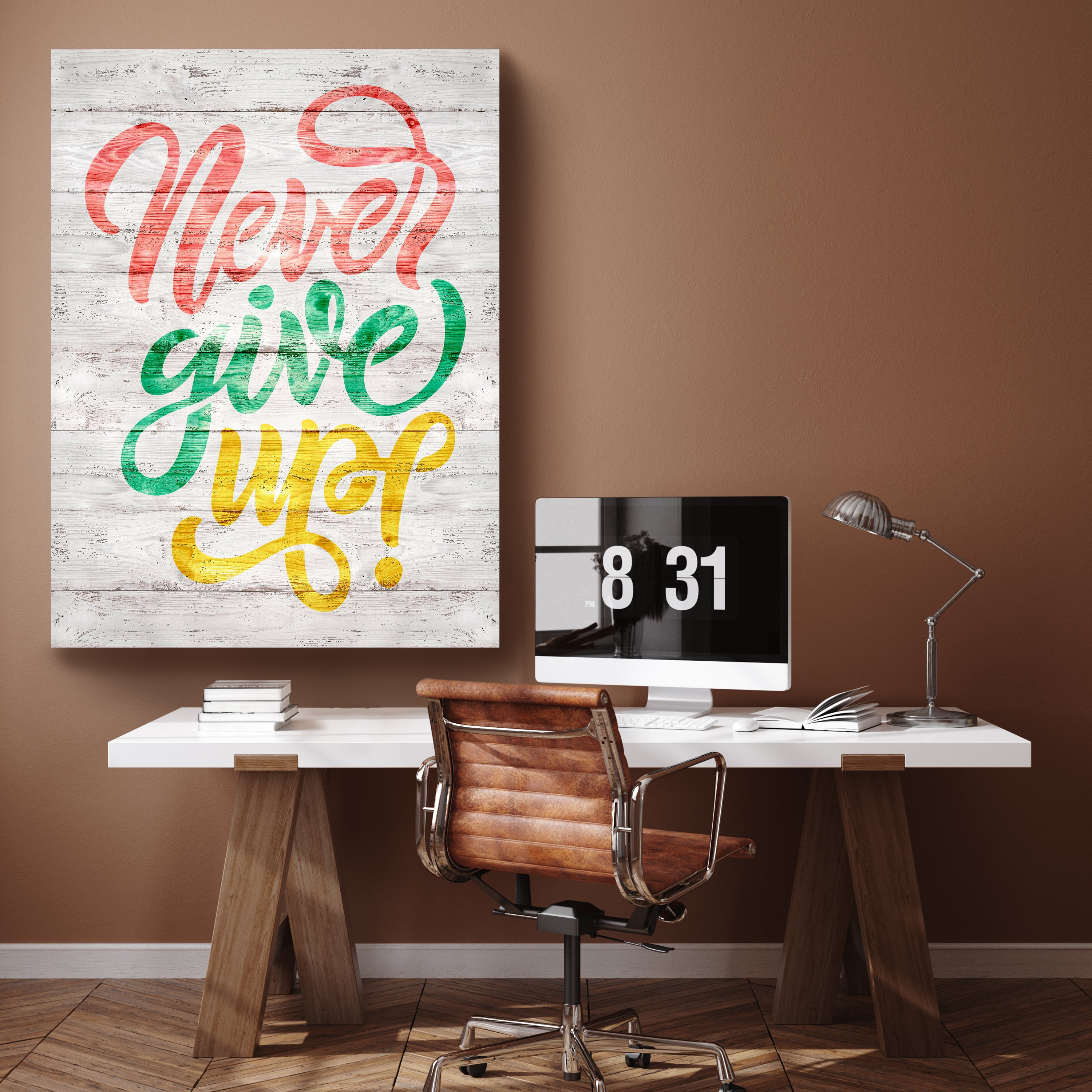 Leinwandbild Motivation, Hochformat, give up Holz M0031 kaufen - Bild 2 Leinwandbild Motivation, Hochformat, give up Holz M0031 kaufen - Bild 2