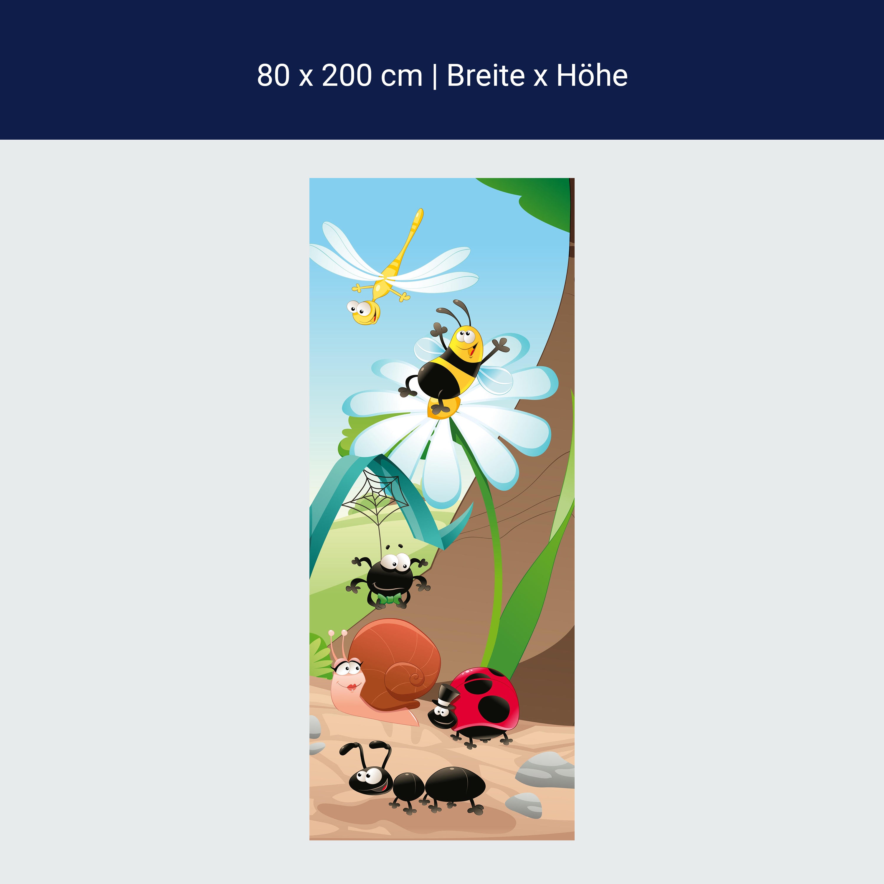 Türtapete Waldinsekten M0031 Türtapete Waldinsekten M0031