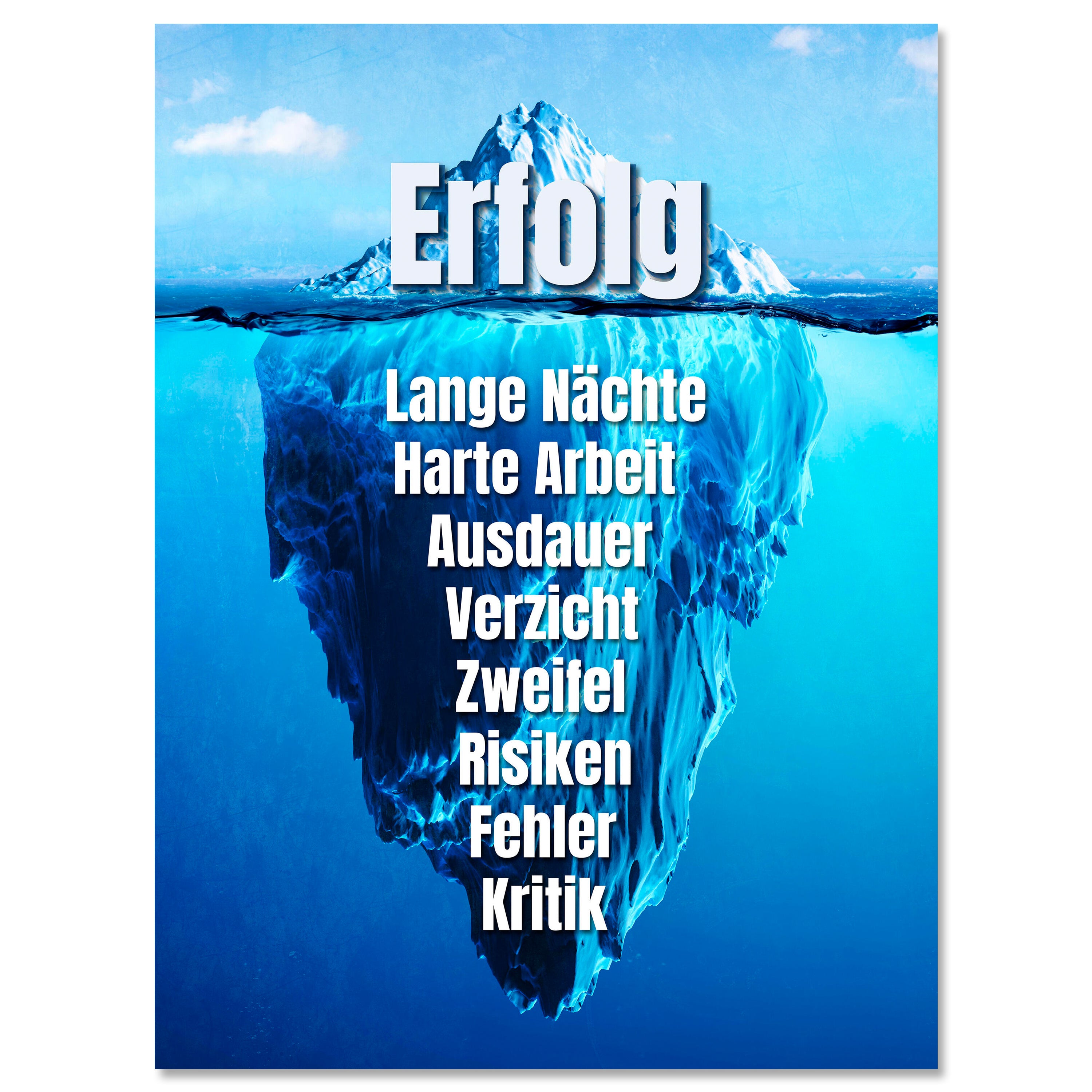 Leinwandbild Motivation, Hochformat, Eisberg Lange Nächte M0032 kaufen - Bild 1 Leinwandbild Motivation, Hochformat, Eisberg Lange Nächte M0032 kaufen - Bild 1