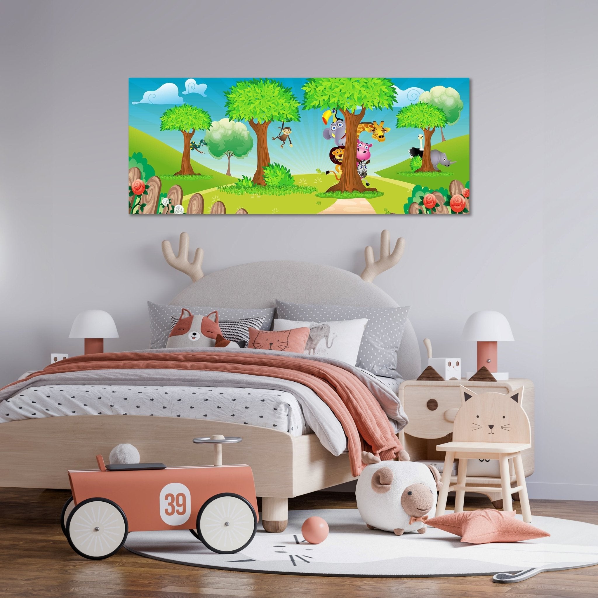 Leinwandbild Tierbaum M0033 kaufen - Bild 2 Leinwandbild Tierbaum M0033 kaufen - Bild 2