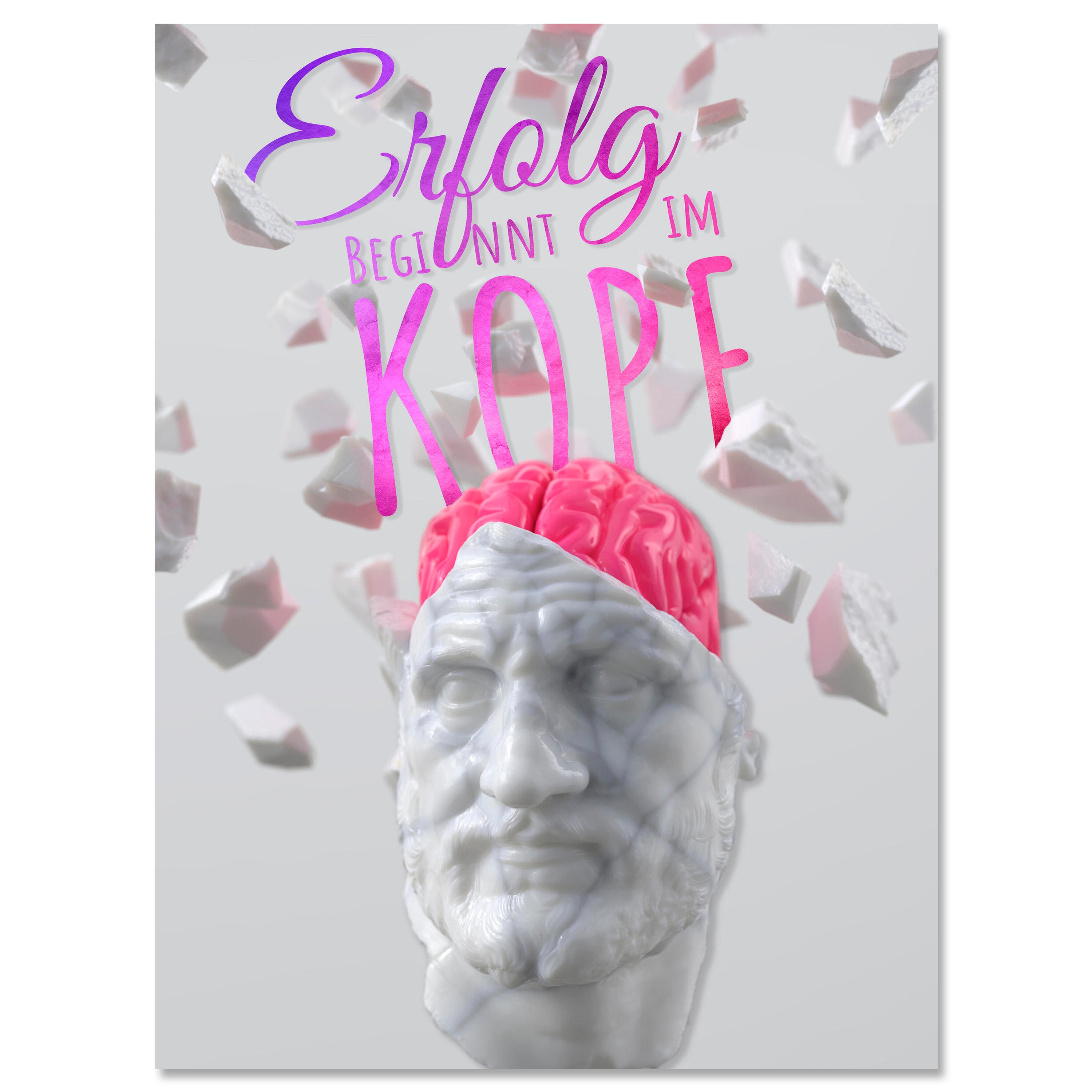 Leinwandbild Motivation, Hochformat, Erfolg Kopf Büste M0033 kaufen - Bild 1 Leinwandbild Motivation, Hochformat, Erfolg Kopf Büste M0033 kaufen - Bild 1