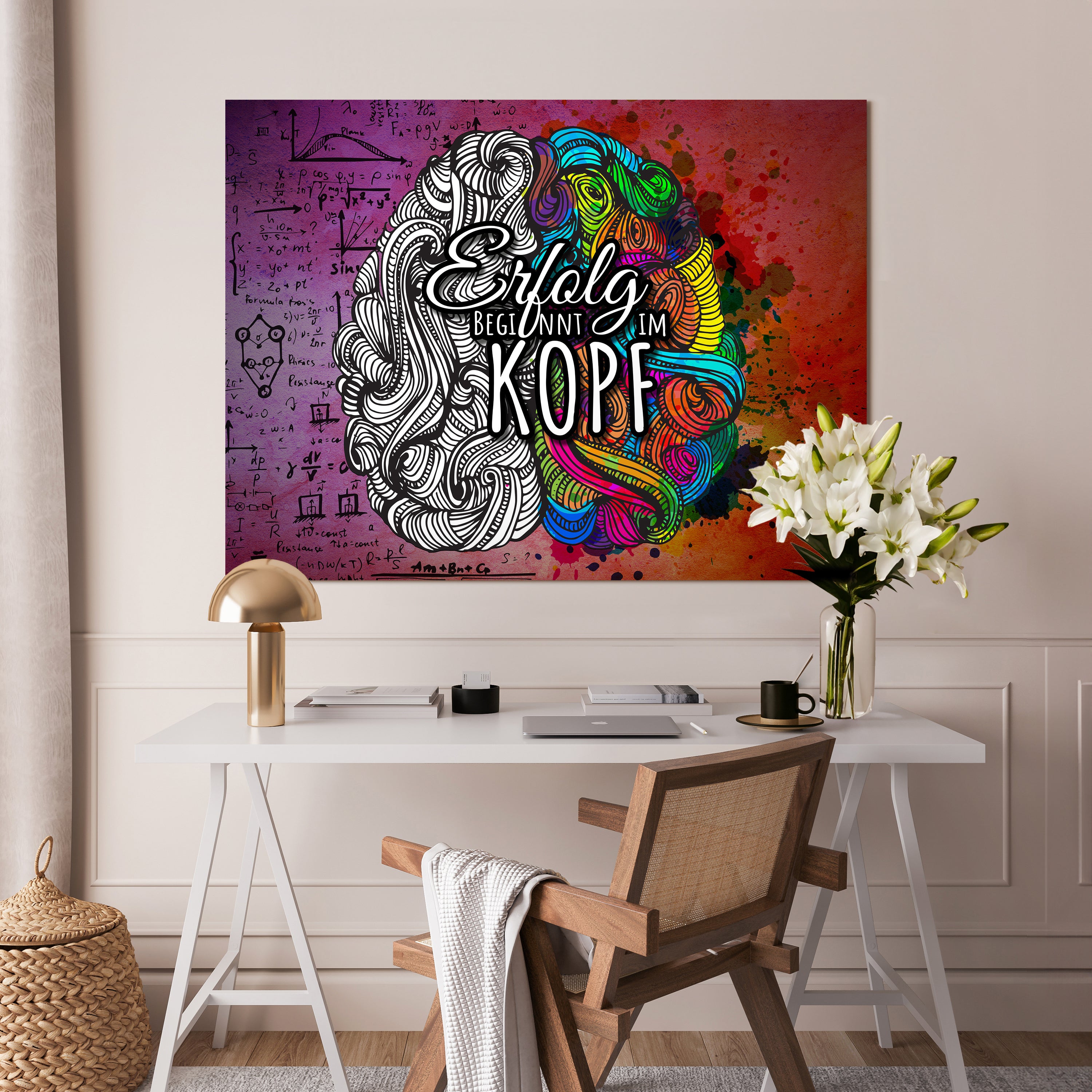 Leinwandbild Motivation, Querformat, Gehirn Erfolg M0034 kaufen - Bild 2 Leinwandbild Motivation, Querformat, Gehirn Erfolg M0034 kaufen - Bild 2