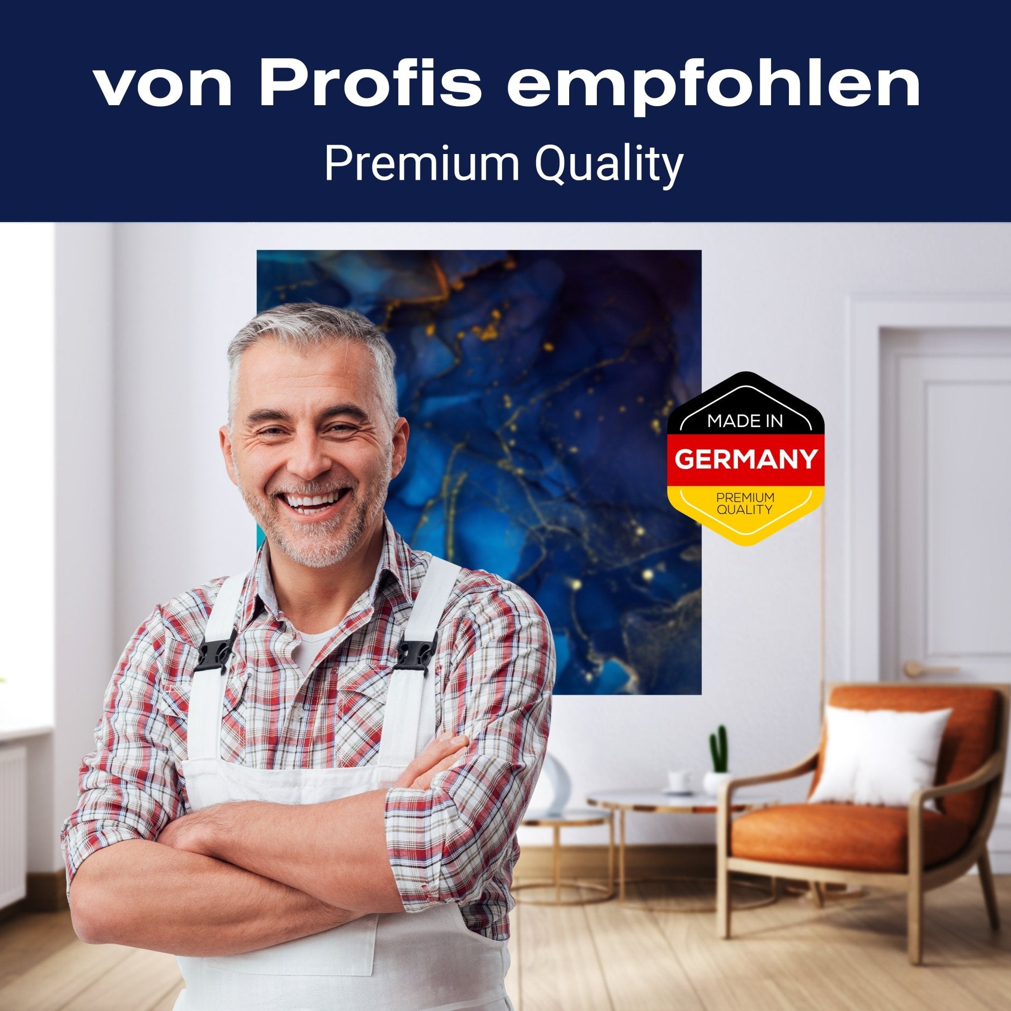 Quadratische Fototapete blaue Marmoroptik M0037 - Bild 5 Quadratische Fototapete blaue Marmoroptik M0037 - Bild 5