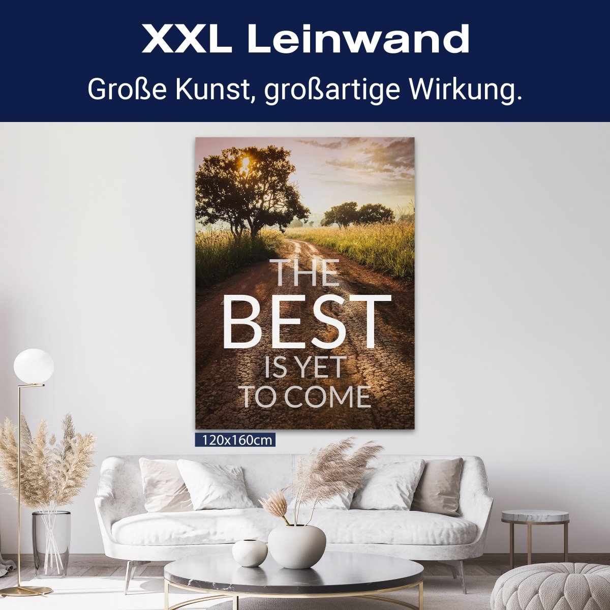 Leinwandbild Motivation, Hochformat, The best is yet M0038 kaufen - Bild 9 Leinwandbild Motivation, Hochformat, The best is yet M0038 kaufen - Bild 9