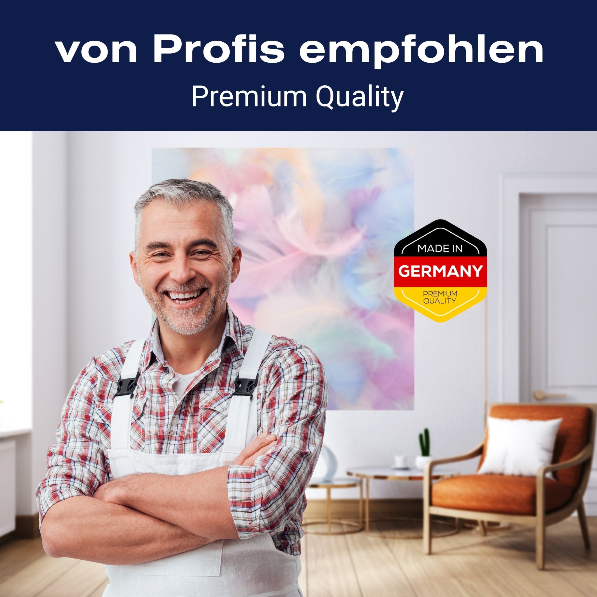 Quadratische Fototapete bunte Federn M0039 - Bild 5 Quadratische Fototapete bunte Federn M0039 - Bild 5