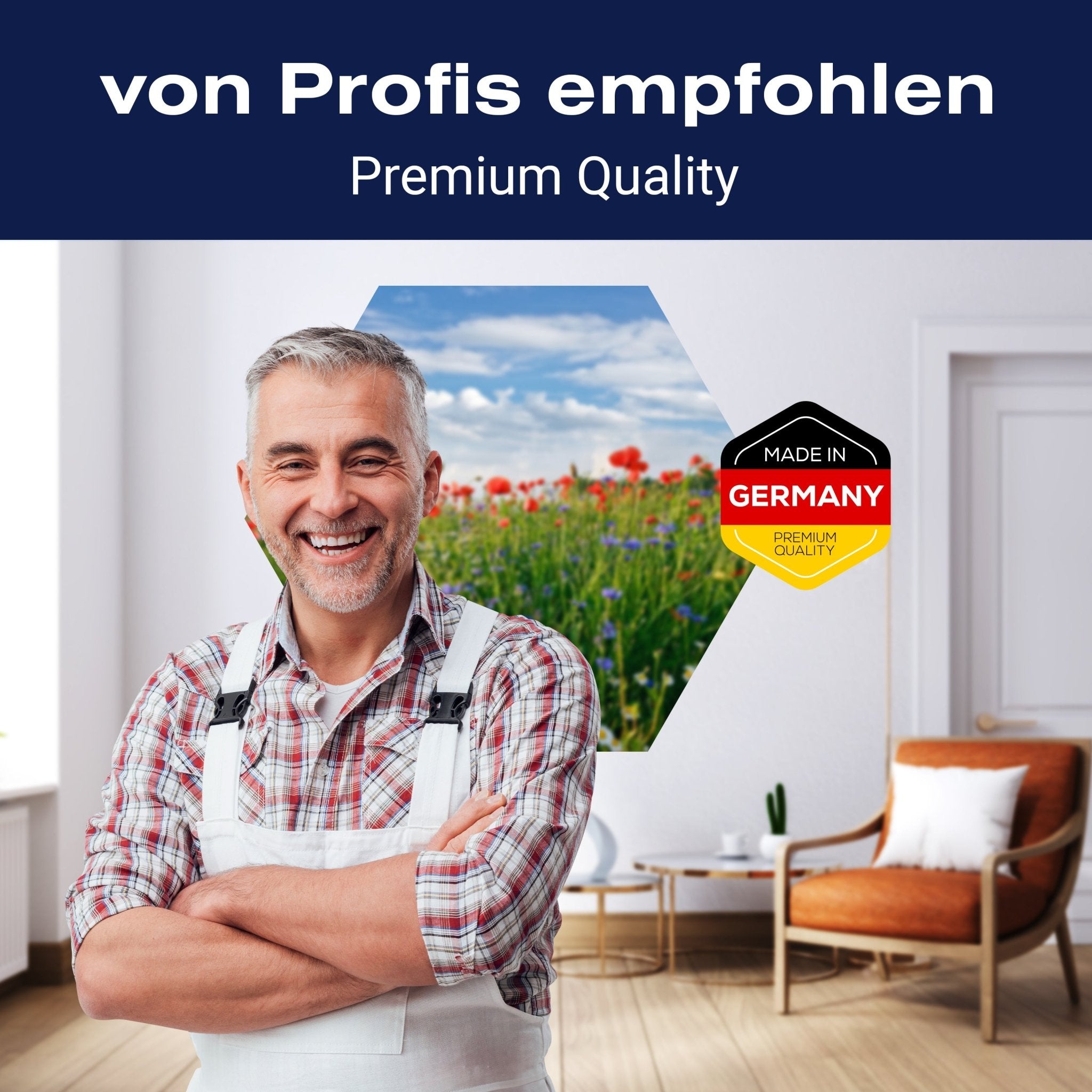 Hexagon-Fototapete Blumenwiese M0043 - Bild 5 Hexagon-Fototapete Blumenwiese M0043 - Bild 5