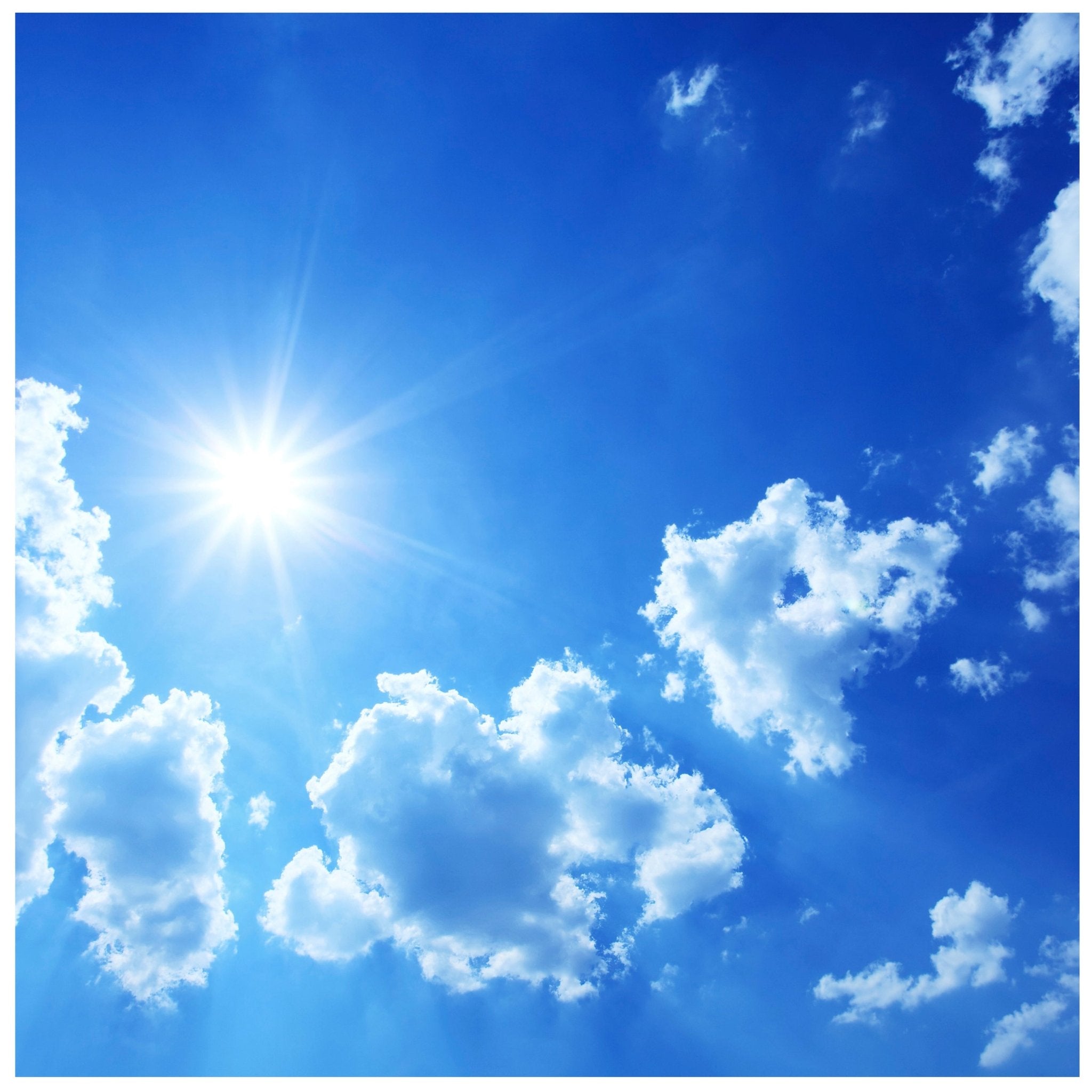 Quadratische Fototapete Sommerhimmel M0044 - Bild 11 Quadratische Fototapete Sommerhimmel M0044 - Bild 11