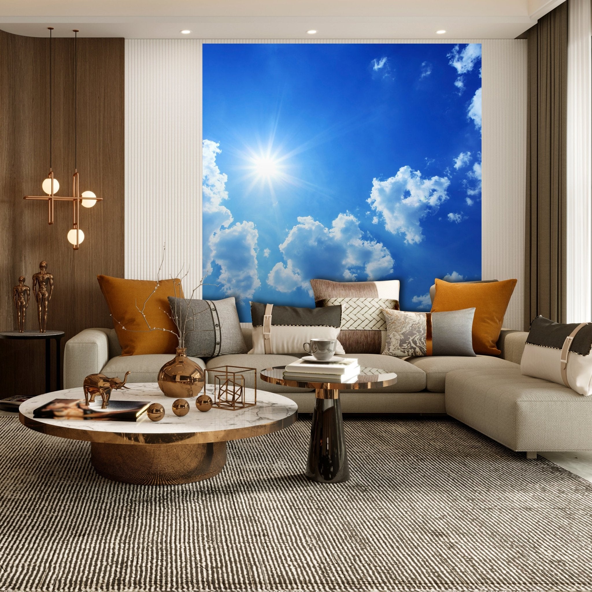 Quadratische Fototapete Sommerhimmel M0044 - Bild 3 Quadratische Fototapete Sommerhimmel M0044 - Bild 3