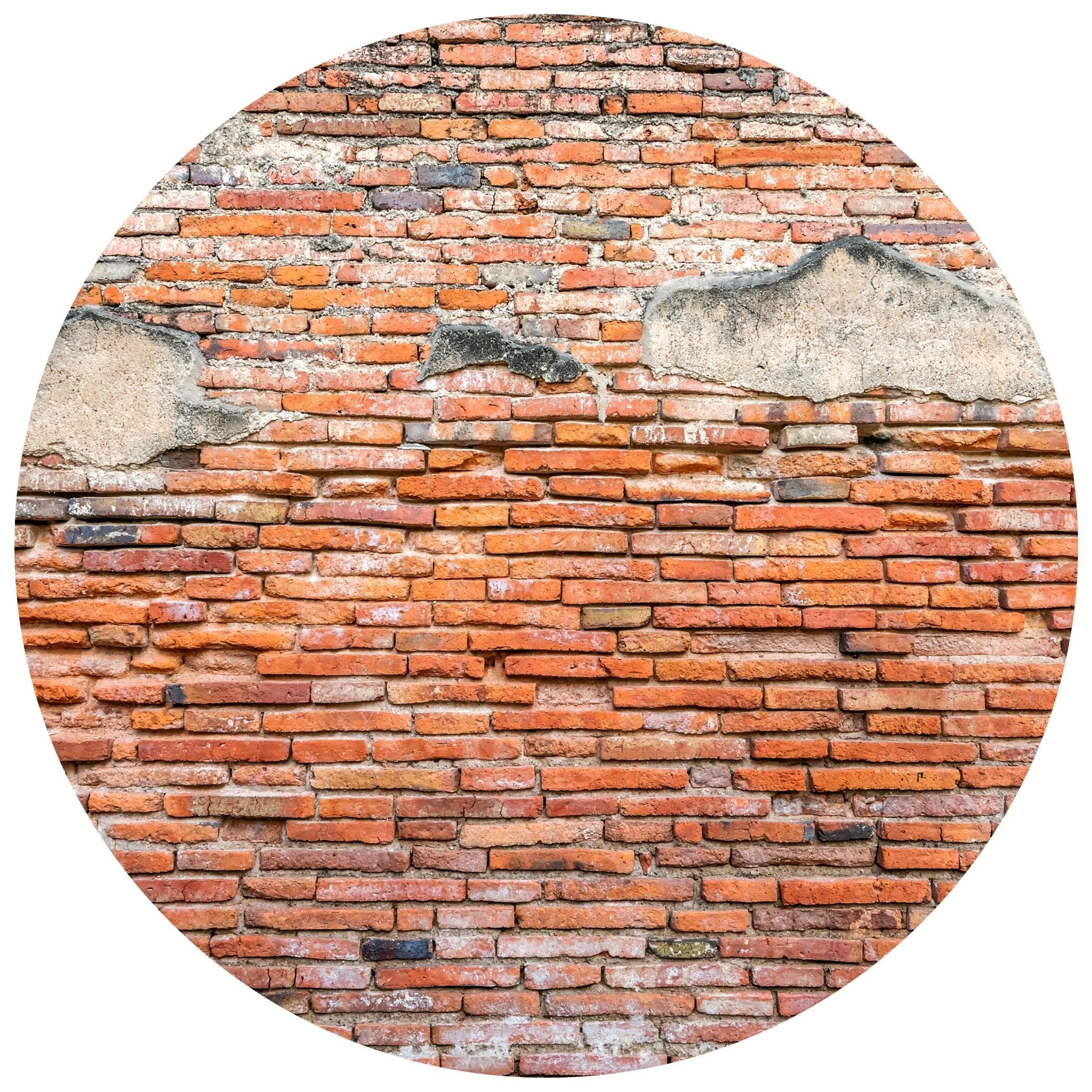 Runde Fototapete alte Ziegelwand Backstein M0045 - Bild 11 Runde Fototapete alte Ziegelwand Backstein M0045 - Bild 11