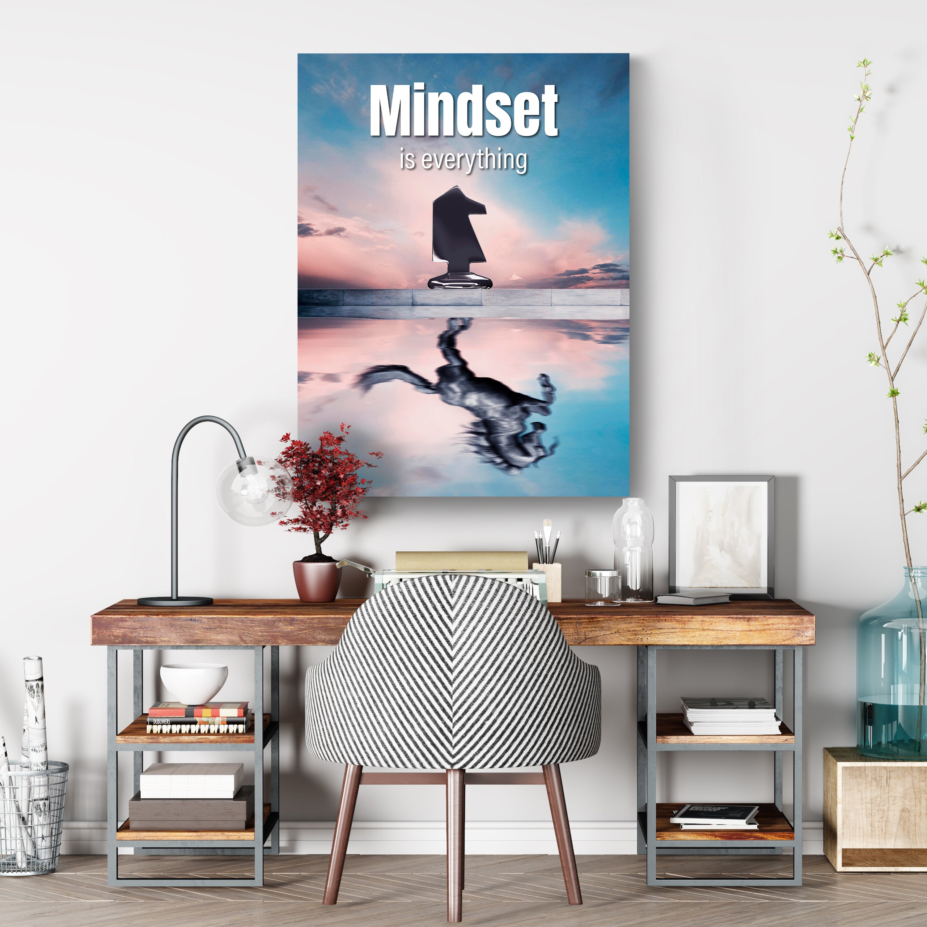 Leinwandbild Motivation, Hochformat, Mindset Pferd M0047 kaufen - Bild 3 Leinwandbild Motivation, Hochformat, Mindset Pferd M0047 kaufen - Bild 3