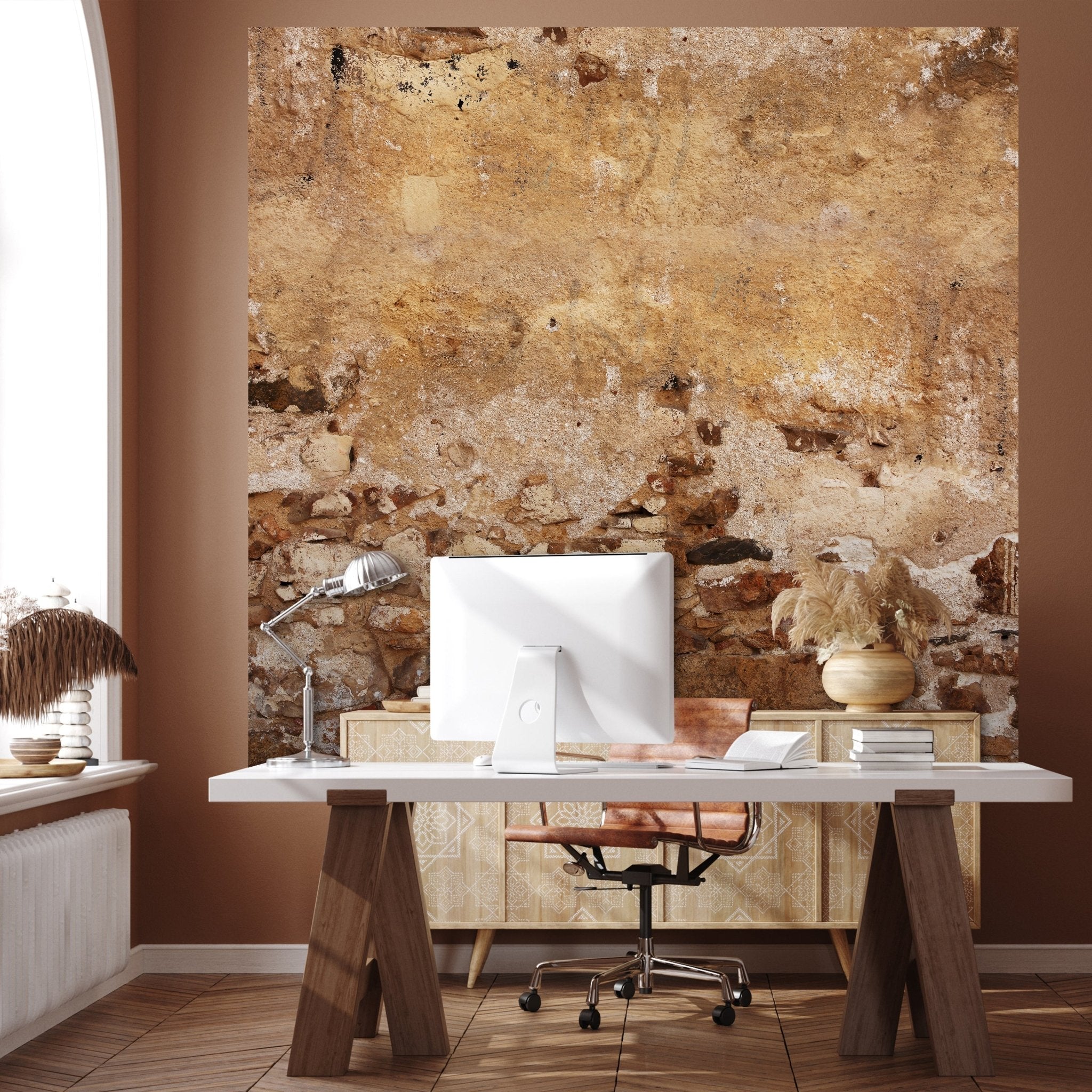 Quadratische Fototapete Alte Mauer aus Stein M0047 - Bild 1 Quadratische Fototapete Alte Mauer aus Stein M0047 - Bild 1