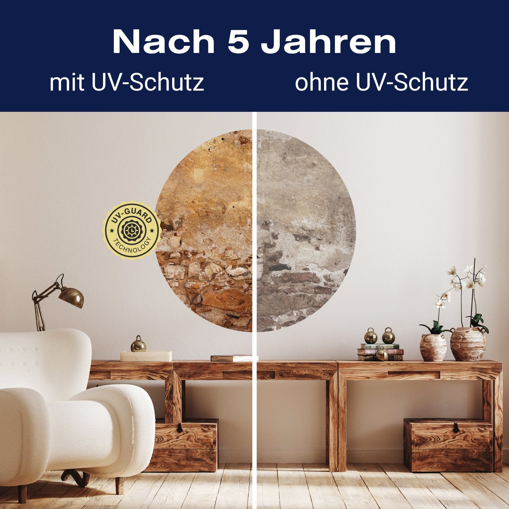 Runde Fototapete Alte Mauer aus Stein M0047 - Bild 9 Runde Fototapete Alte Mauer aus Stein M0047 - Bild 9