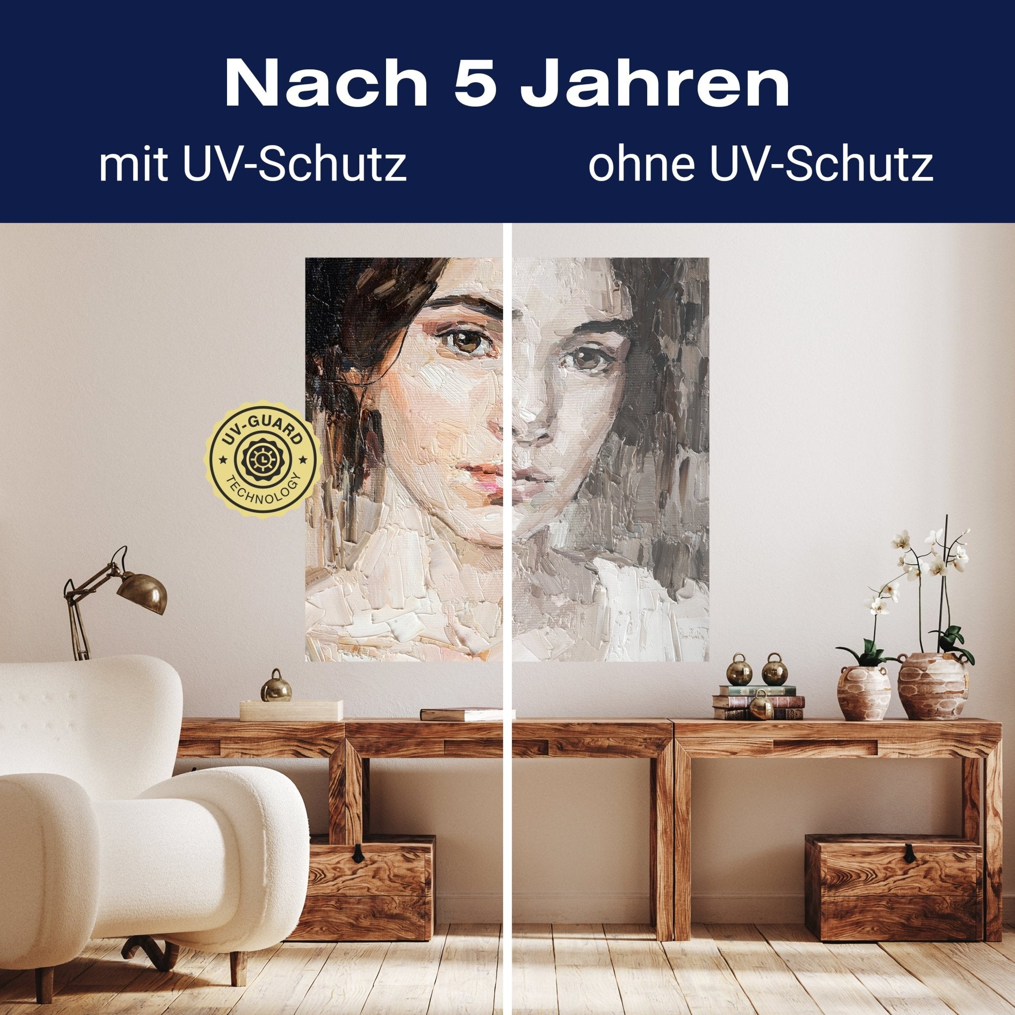 Quadratische Fototapete Frau Malerei M0048 - Bild 9 Quadratische Fototapete Frau Malerei M0048 - Bild 9