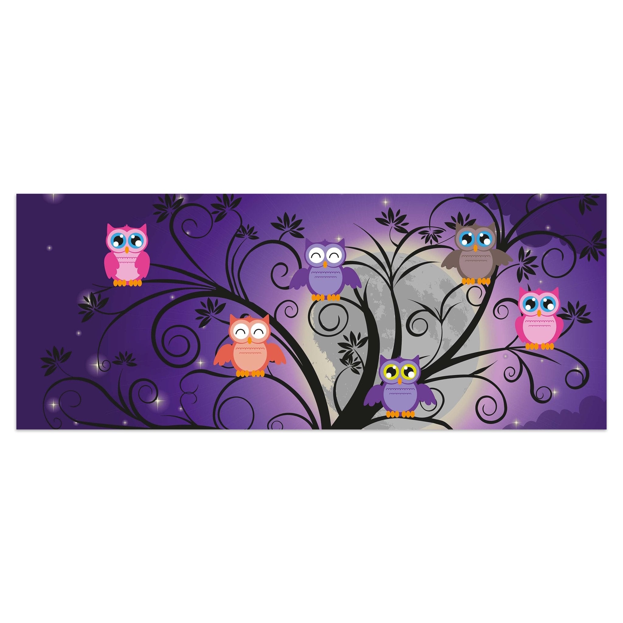 Leinwandbild Eulen auf einem Baum M0049 kaufen - Bild 1 Leinwandbild Eulen auf einem Baum M0049 kaufen - Bild 1