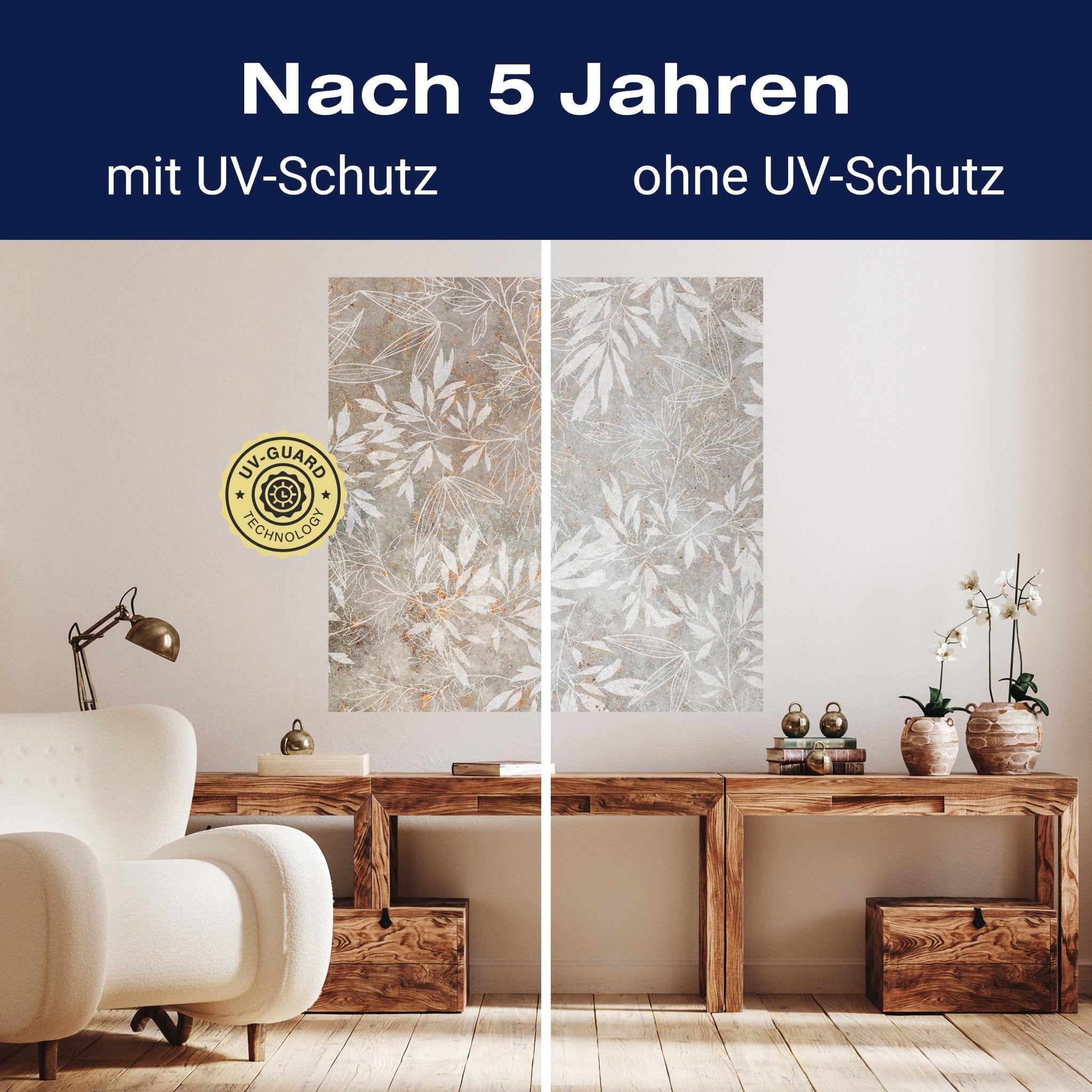 Quadratische Fototapete Vintage Blätter M0049 - Bild 9 Quadratische Fototapete Vintage Blätter M0049 - Bild 9