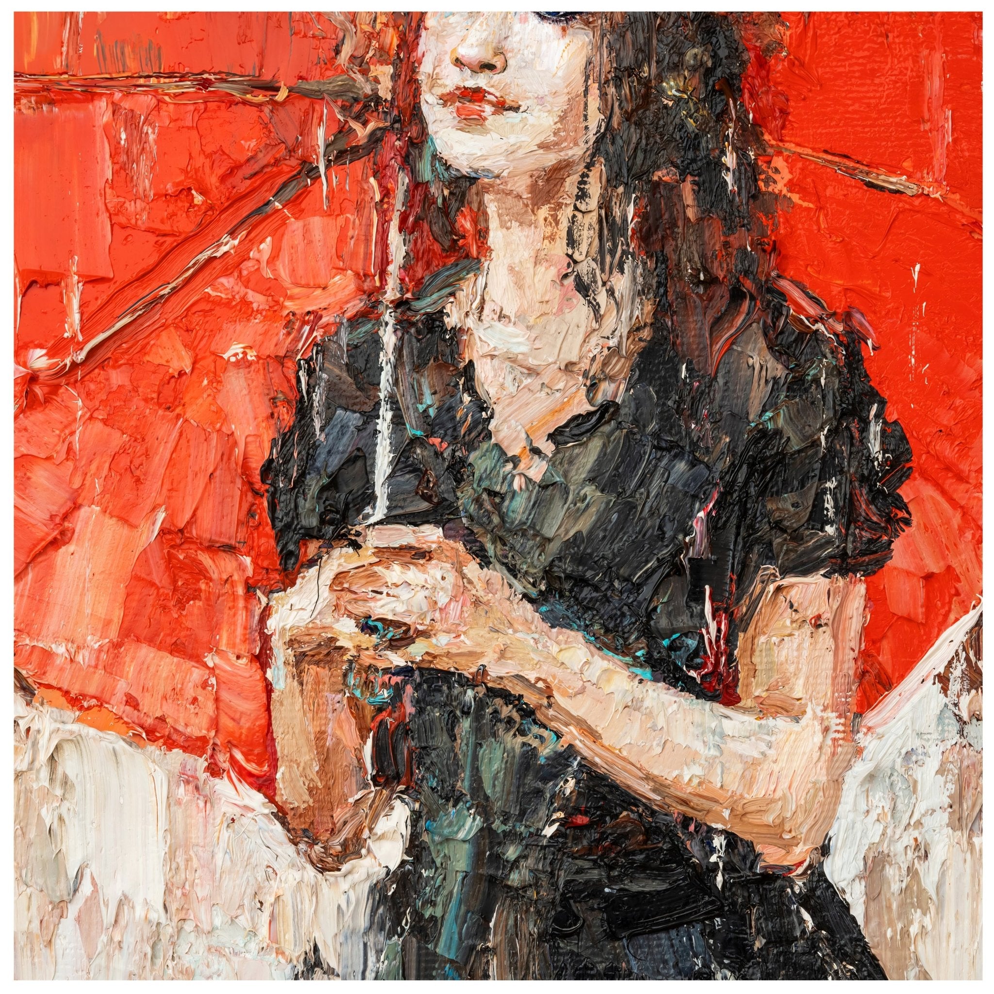 Quadratische Fototapete Frau Malerei Regenschirm M0050 - Bild 11 Quadratische Fototapete Frau Malerei Regenschirm M0050 - Bild 11