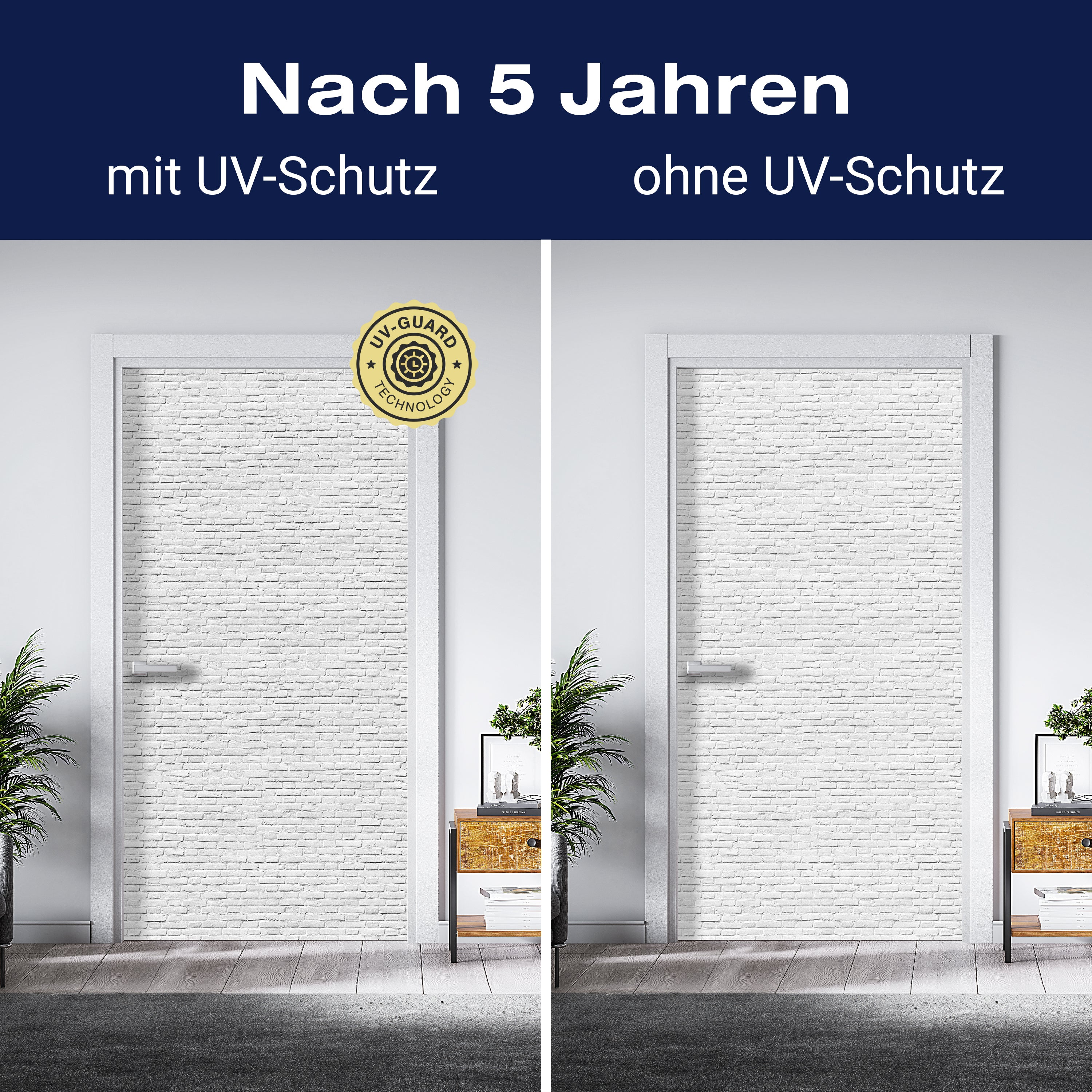 Türtapete weisser Backstein M0050 - Bild 4 Türtapete weisser Backstein M0050 - Bild 4