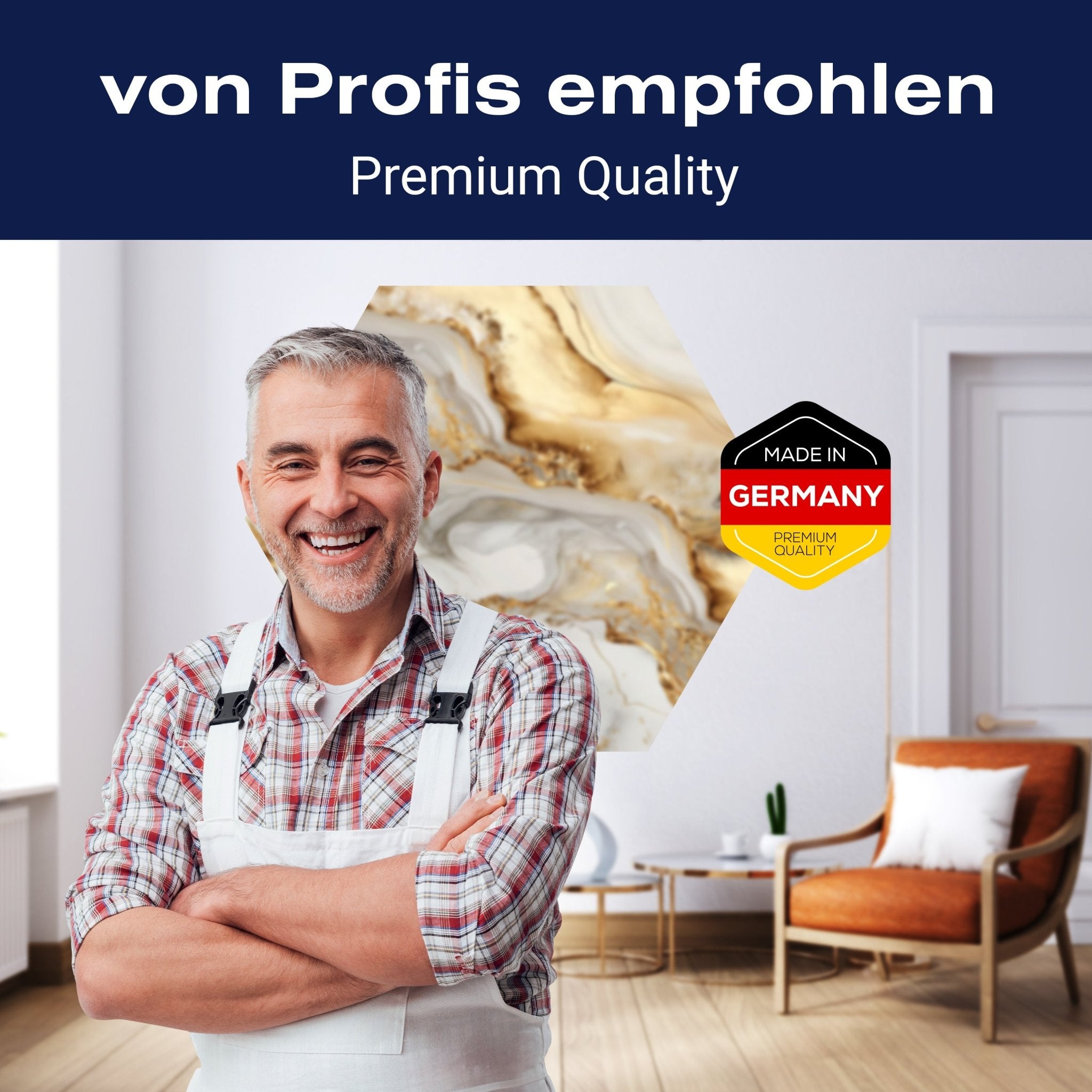 Hexagon-Fototapete abstrakte Marmor Optik M0051 - Bild 5 Hexagon-Fototapete abstrakte Marmor Optik M0051 - Bild 5