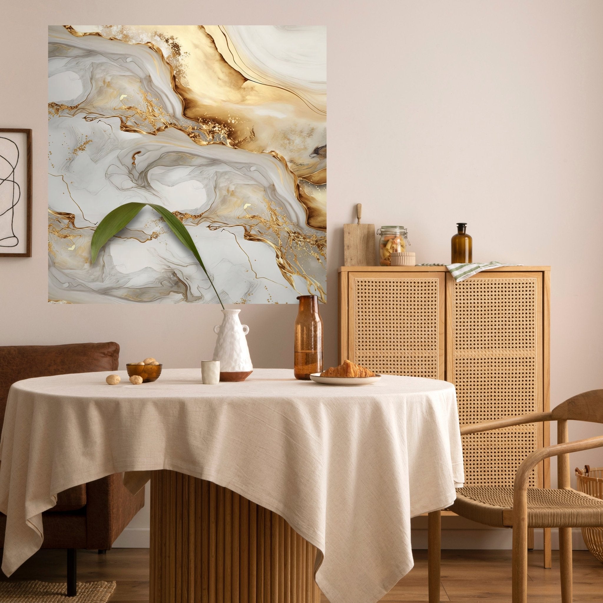 Quadratische Fototapete abstrakte Marmor Optik M0051 - Bild 2 Quadratische Fototapete abstrakte Marmor Optik M0051 - Bild 2