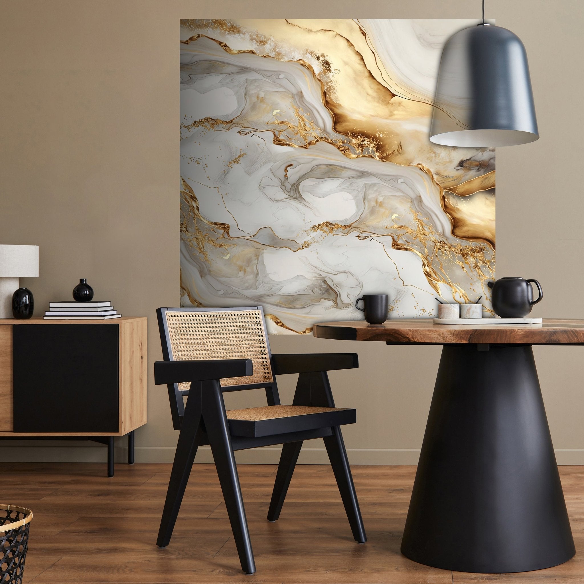 Quadratische Fototapete abstrakte Marmor Optik M0051 - Bild 3 Quadratische Fototapete abstrakte Marmor Optik M0051 - Bild 3