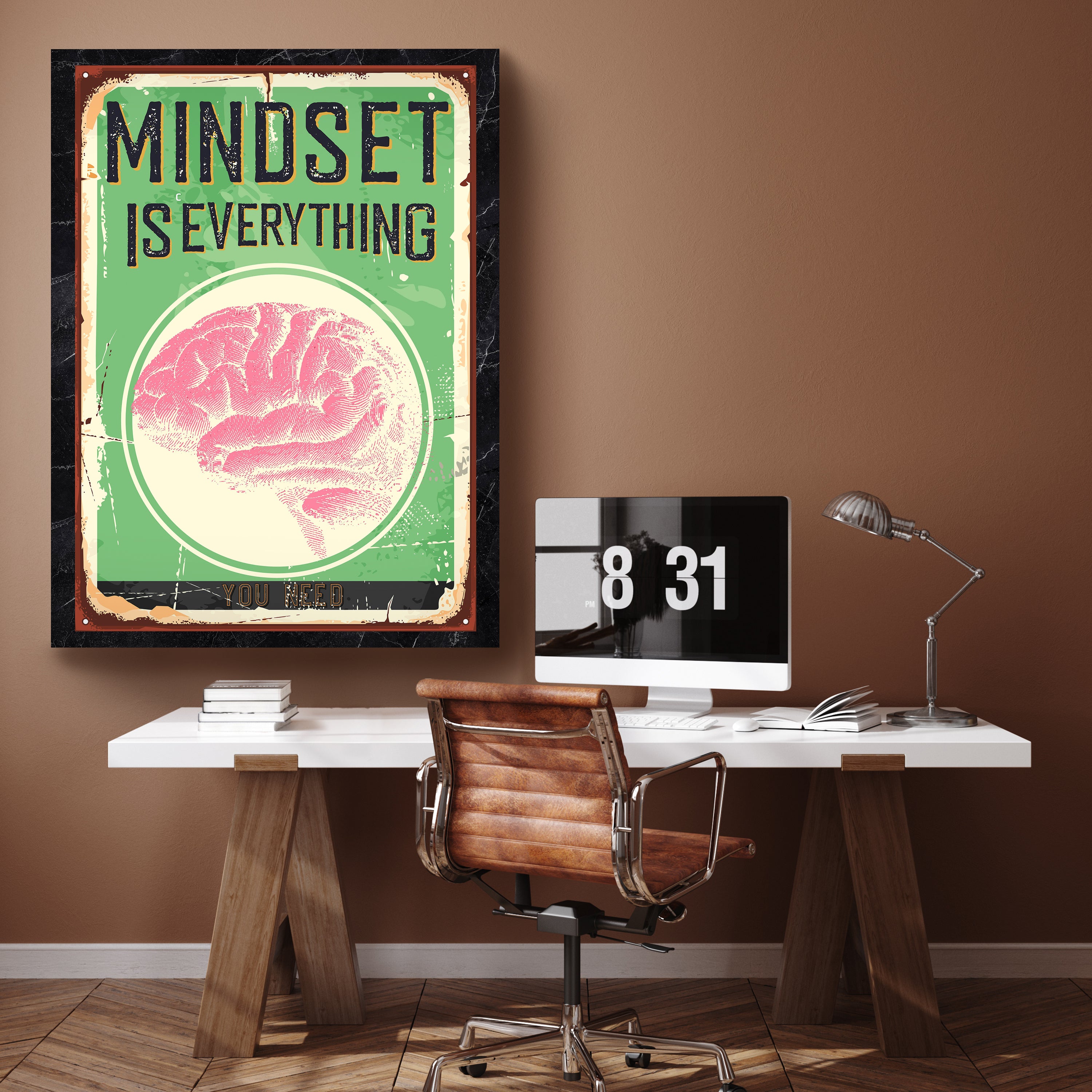 Leinwandbild Motivation, Hochformat, Mindset Retro M0054 kaufen - Bild 2 Leinwandbild Motivation, Hochformat, Mindset Retro M0054 kaufen - Bild 2