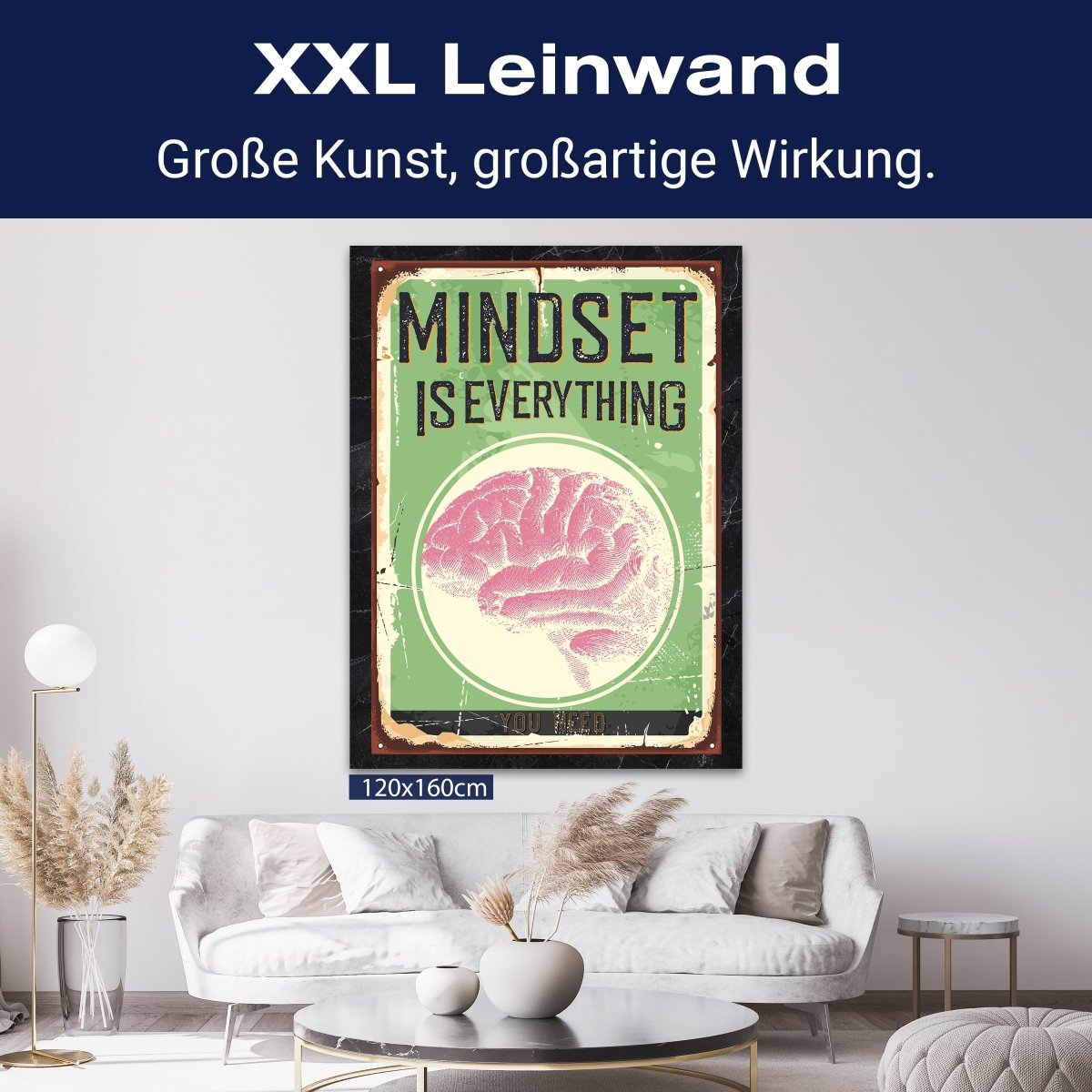 Leinwandbild Motivation, Hochformat, Mindset Retro M0054 kaufen - Bild 9 Leinwandbild Motivation, Hochformat, Mindset Retro M0054 kaufen - Bild 9