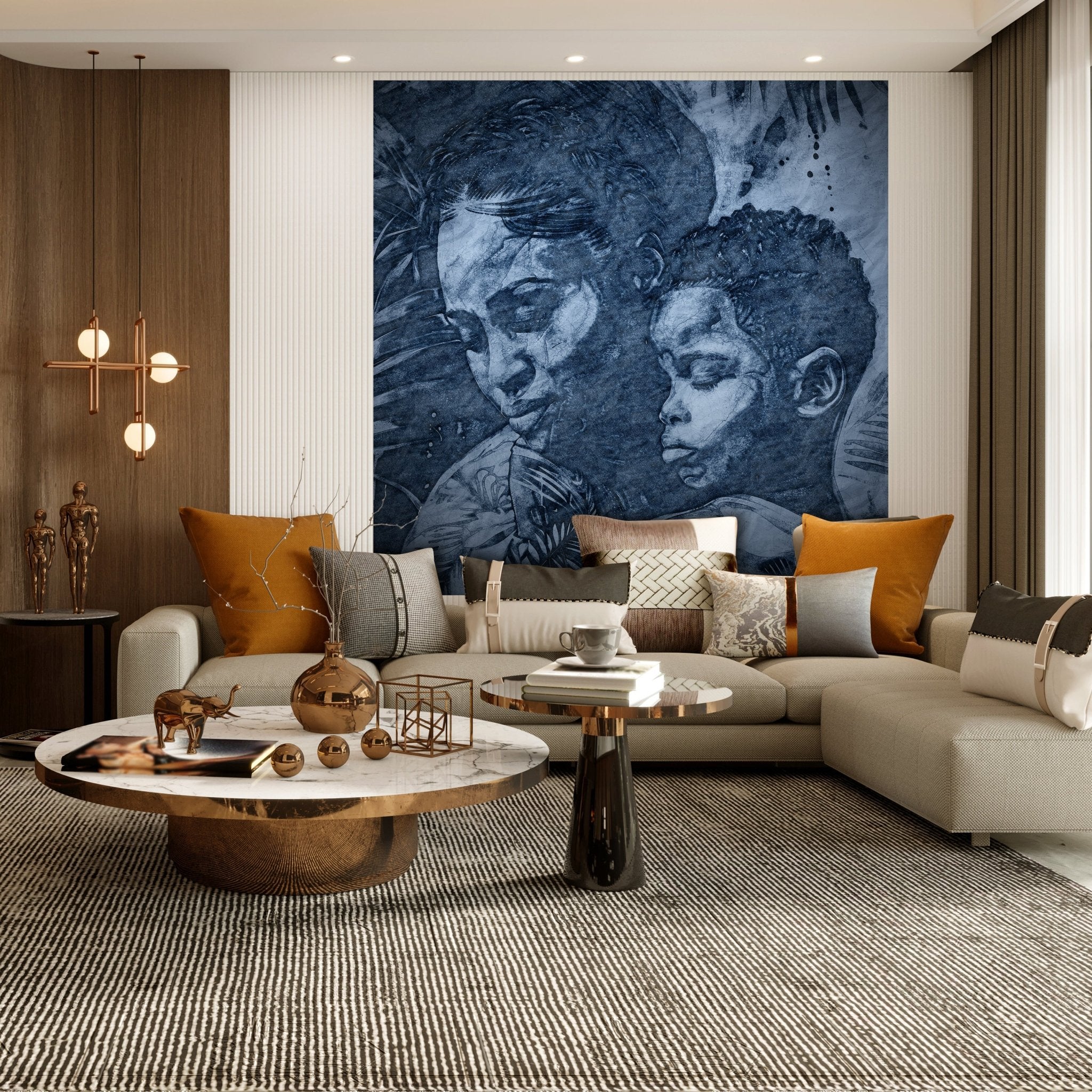 Quadratische Fototapete Mutter und Kind M0055 - Bild 3 Quadratische Fototapete Mutter und Kind M0055 - Bild 3