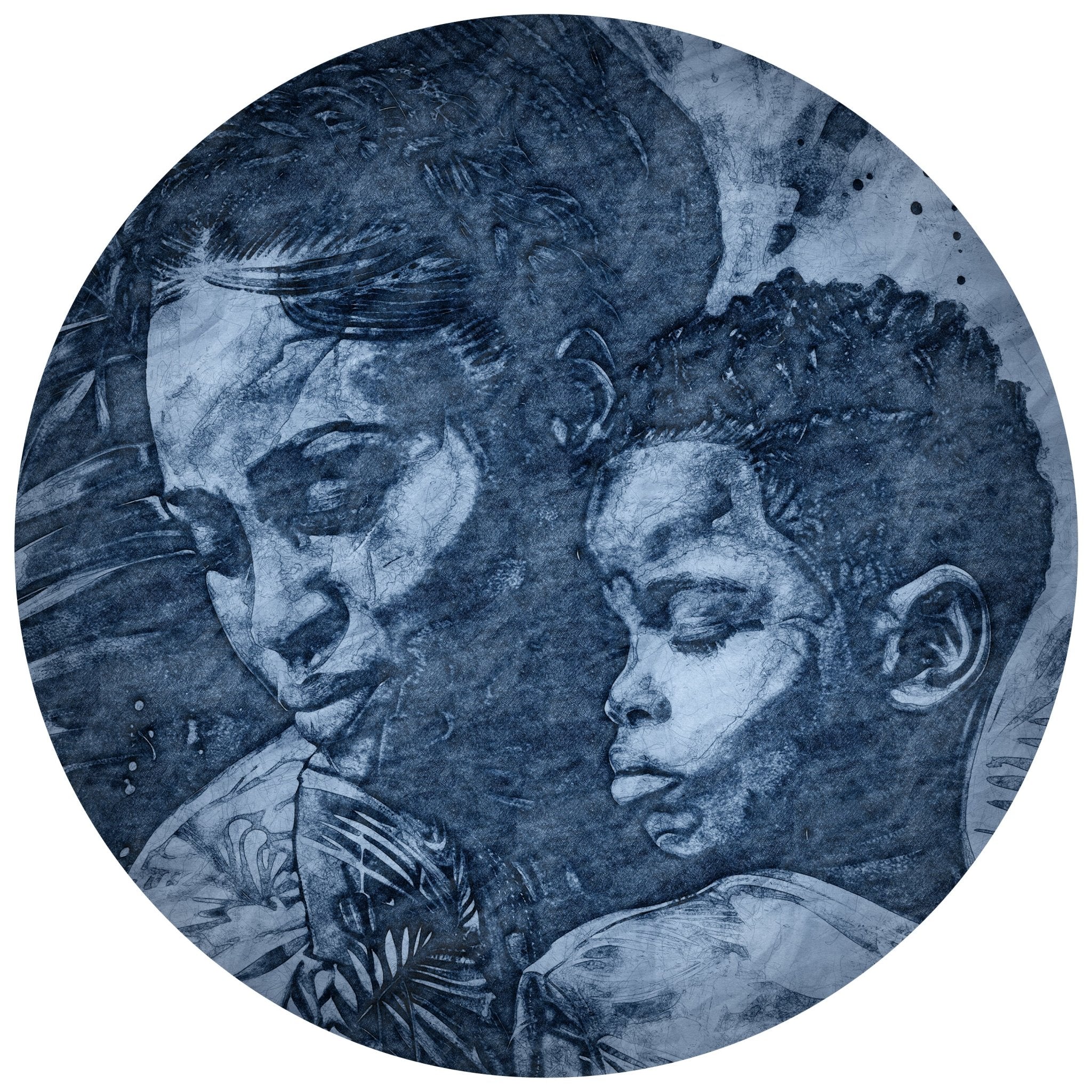 Runde Fototapete Mutter und Kind M0055 - Bild 11 Runde Fototapete Mutter und Kind M0055 - Bild 11