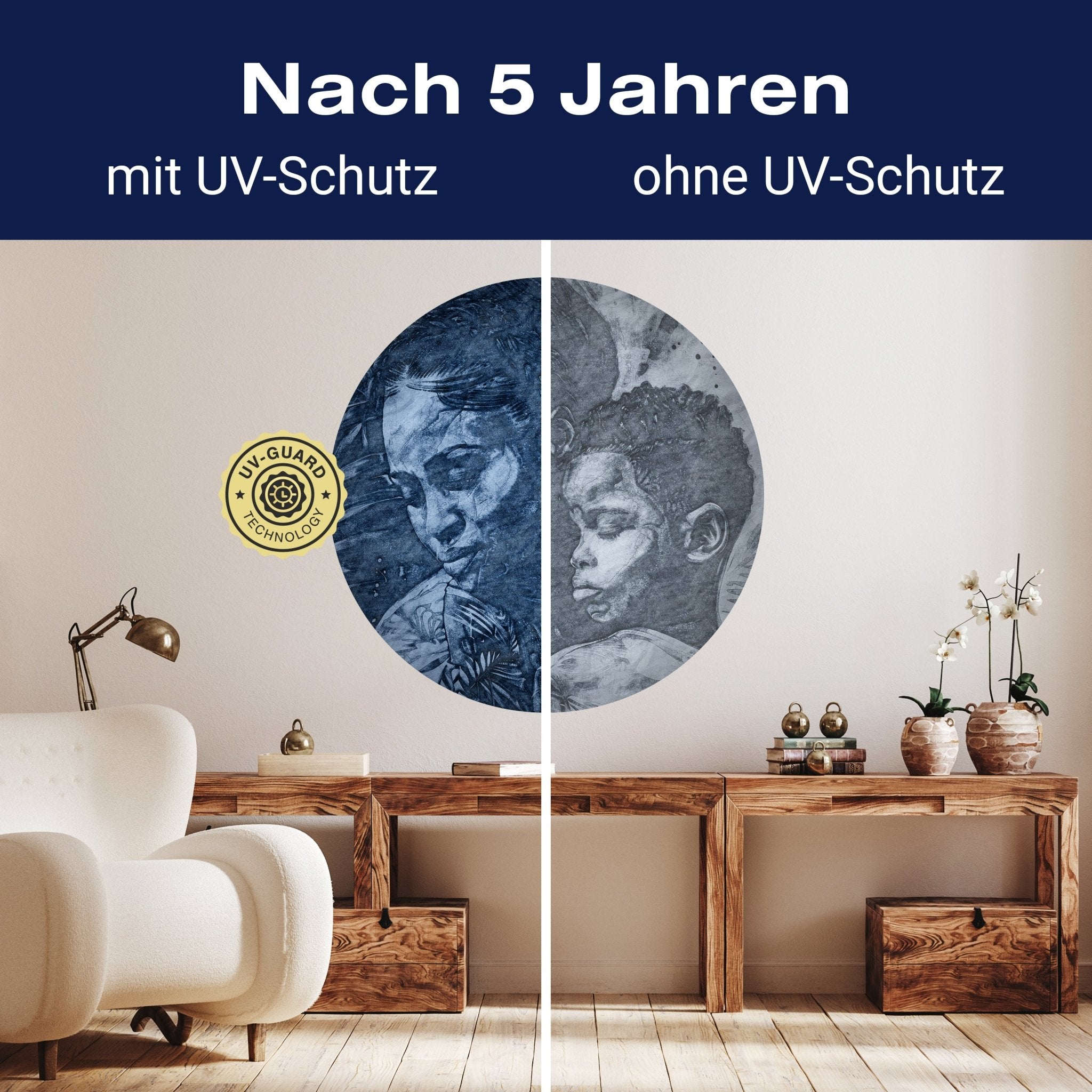 Runde Fototapete Mutter und Kind M0055 - Bild 9 Runde Fototapete Mutter und Kind M0055 - Bild 9