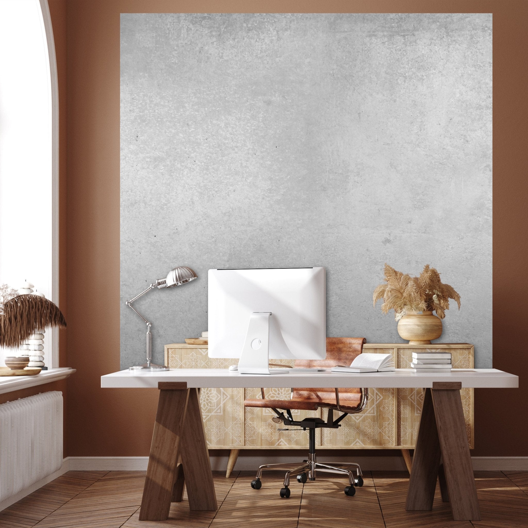 Quadratische Fototapete Vintage Beton-mauer Grau M0056 - Bild 1 Quadratische Fototapete Vintage Beton-mauer Grau M0056 - Bild 1