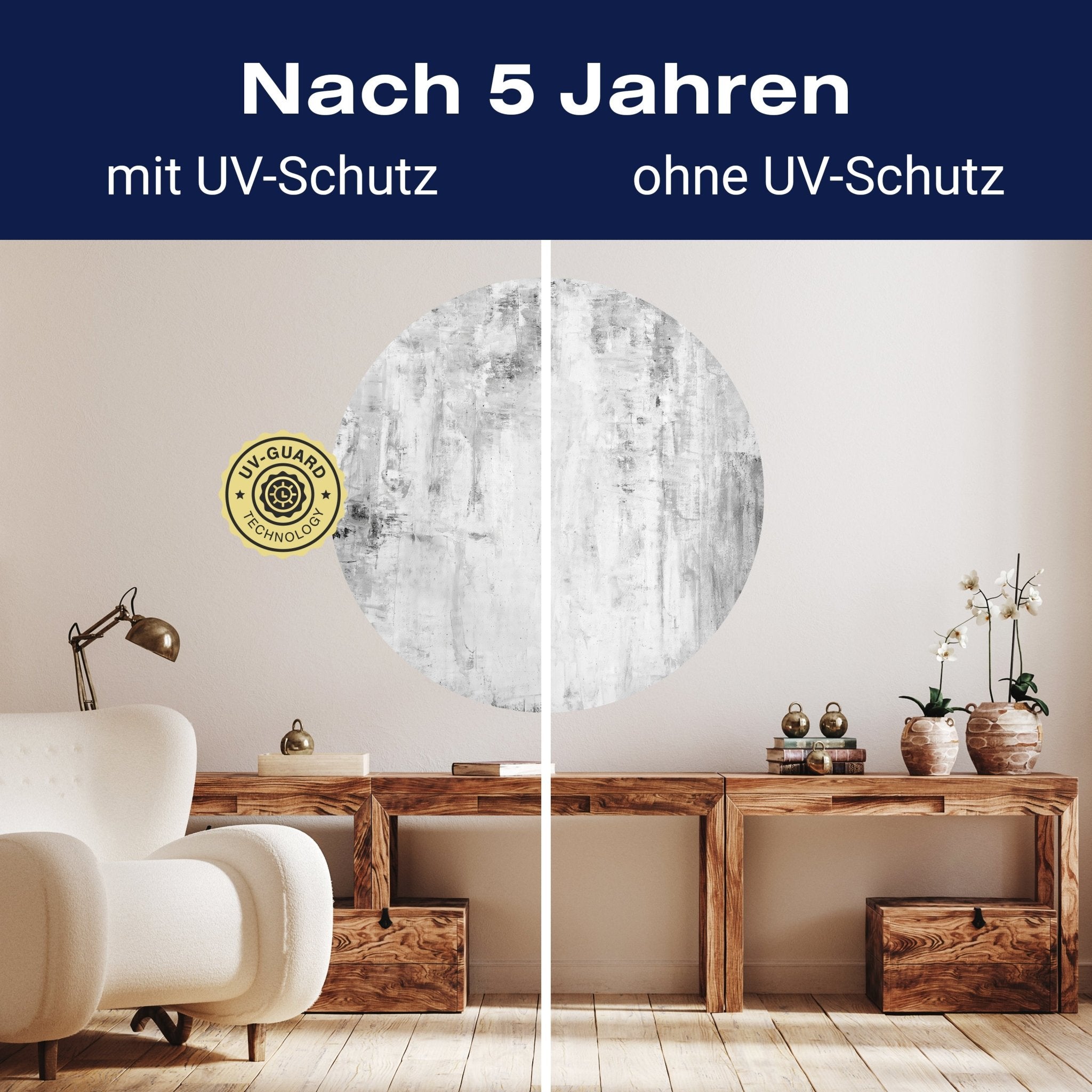 Runde Fototapete Betonwand M0058 - Bild 9 Runde Fototapete Betonwand M0058 - Bild 9