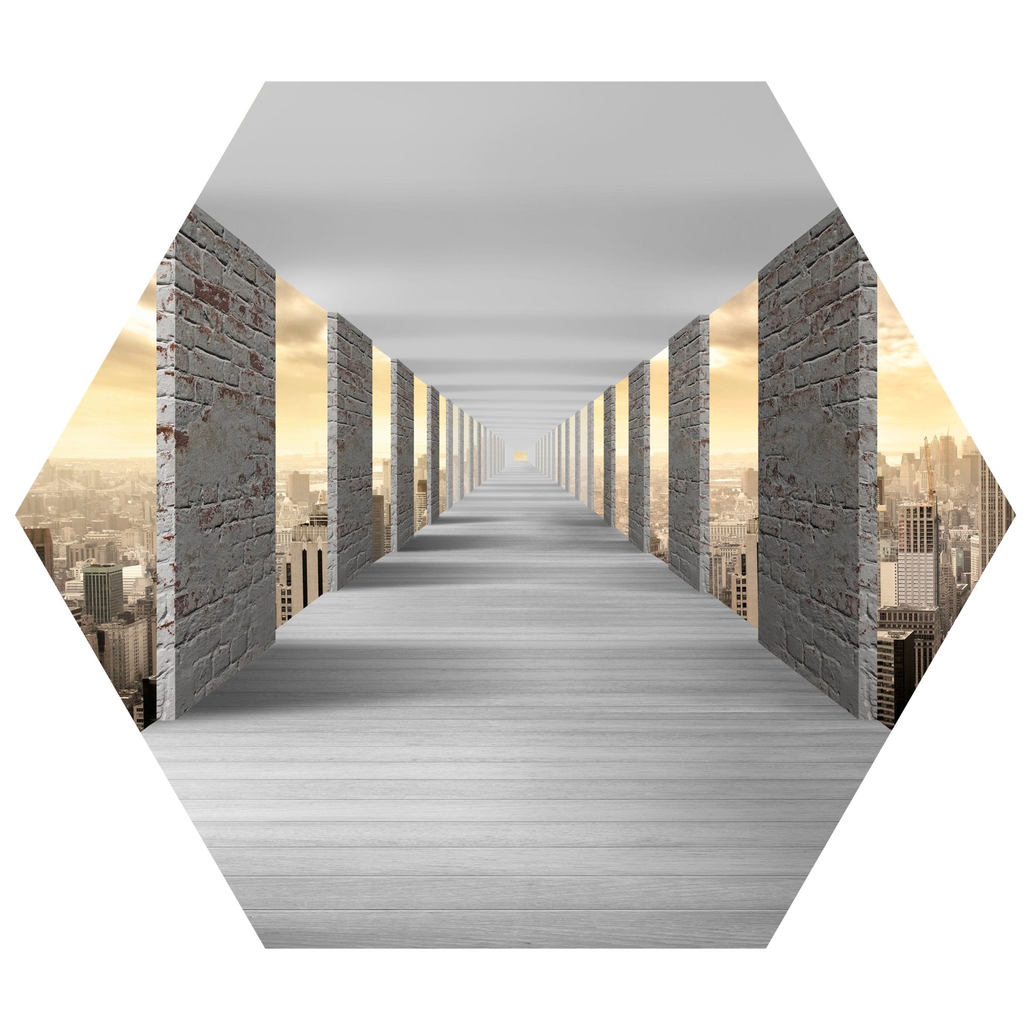 Hexagon-Fototapete New York 3D M0059 - Bild 11 Hexagon-Fototapete New York 3D M0059 - Bild 11