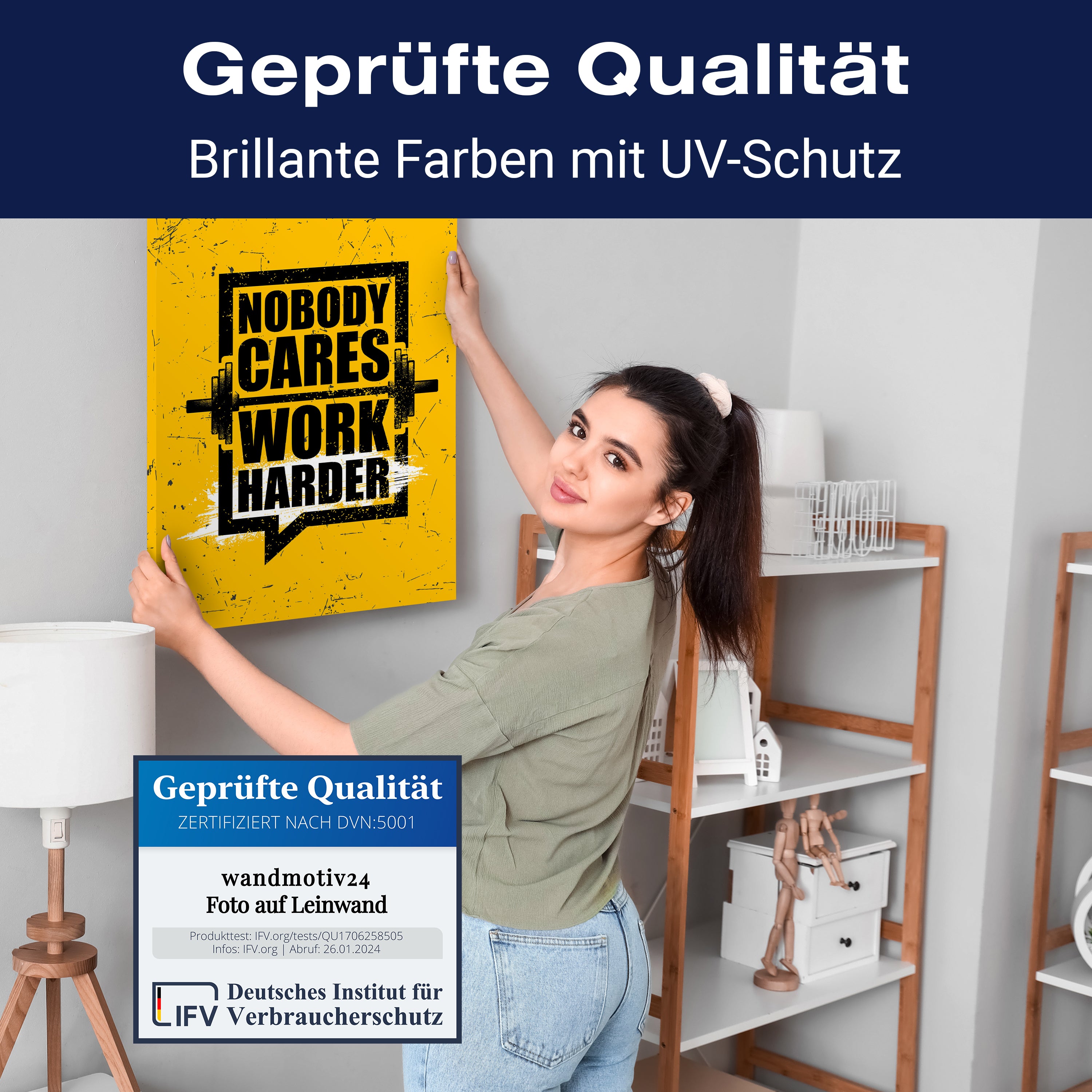 Leinwandbild Motivation, Hochformat, work harder M0060 kaufen - Bild 4 Leinwandbild Motivation, Hochformat, work harder M0060 kaufen - Bild 4