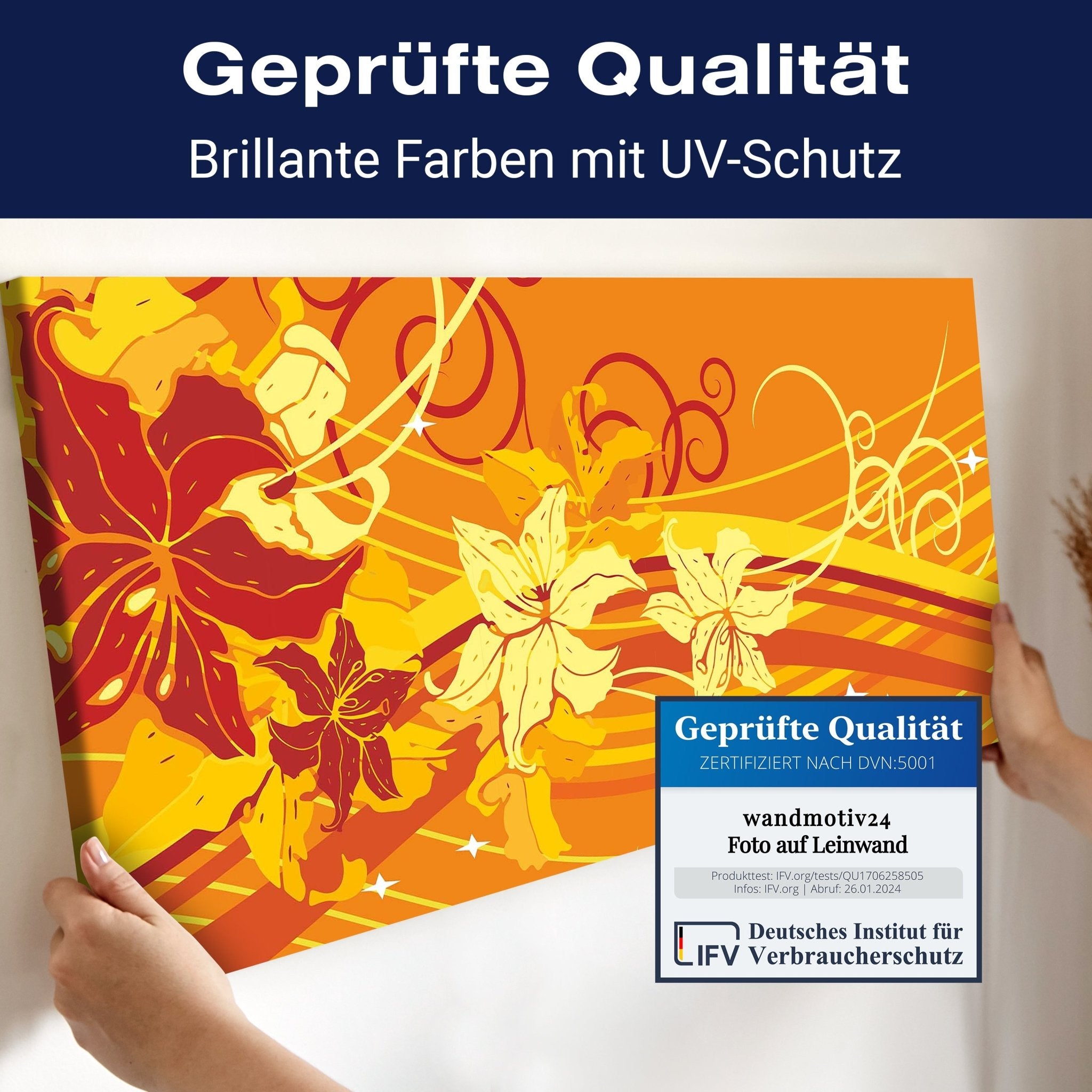 Leinwandbild Maeva Floral Blüten M0061 kaufen - Bild 4 Leinwandbild Maeva Floral Blüten M0061 kaufen - Bild 4